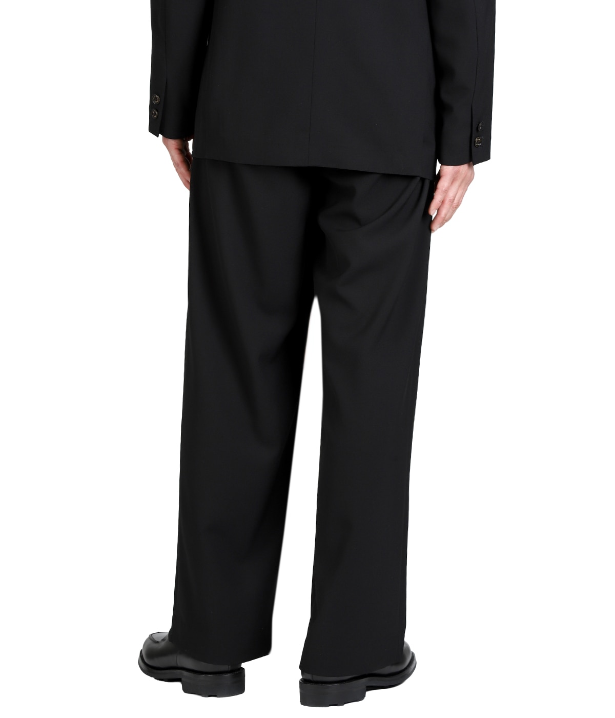 TRIPLE PLEATED WIDE TROUSERS -SURVIVAL CLOTH TROPICAL- | MARKAWARE