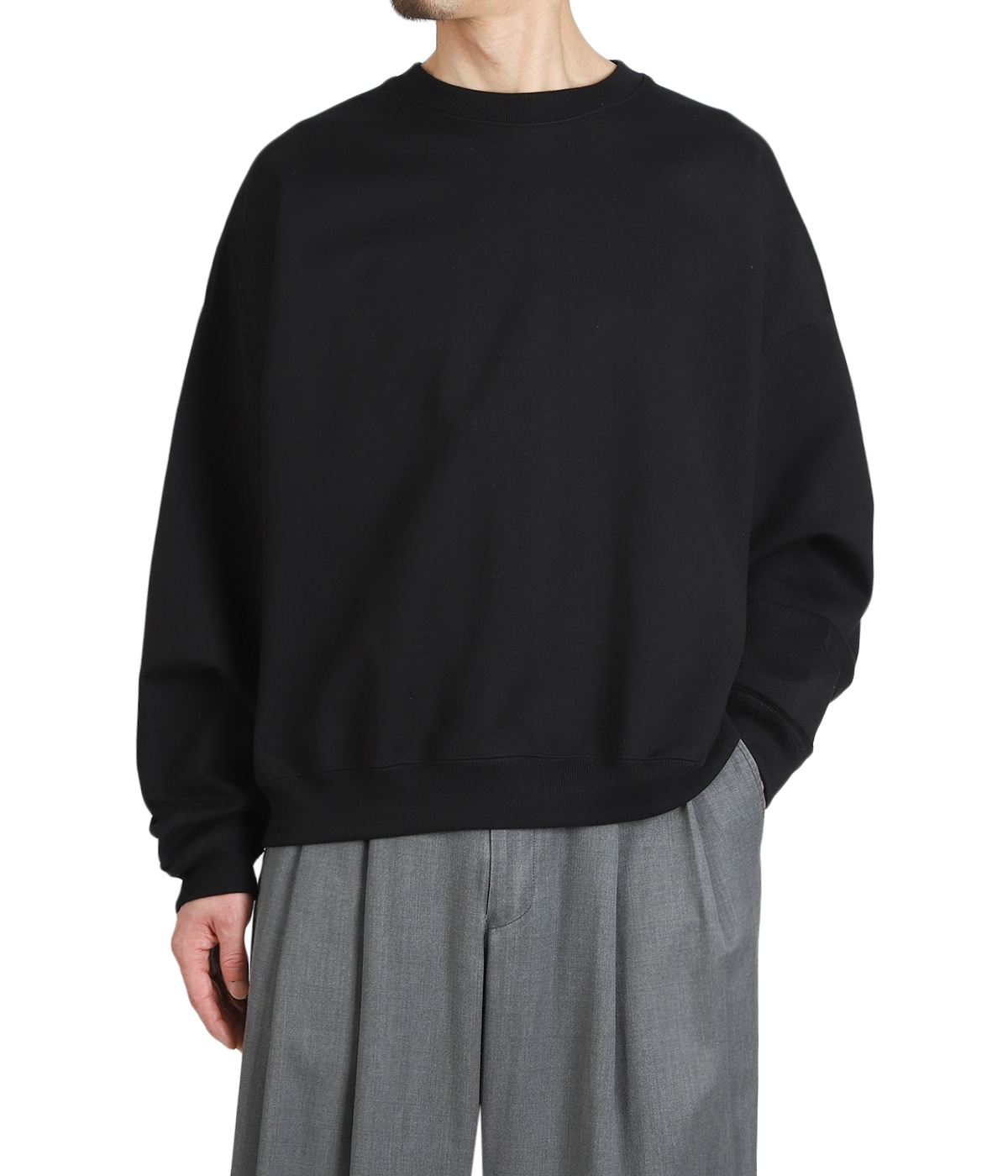 HUGE SHORT SWEAT -ORGANIC COTTON HEAVY FLEECE- | MARKAWARE(マーカ