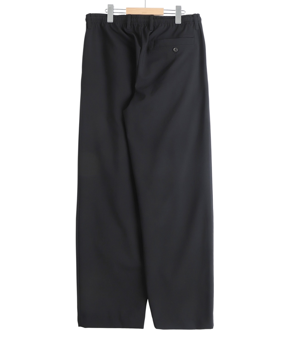 DOUBLE PLEATED EASY TROUSERS -ORGANIC WOOL 2/80 TROPICAL
