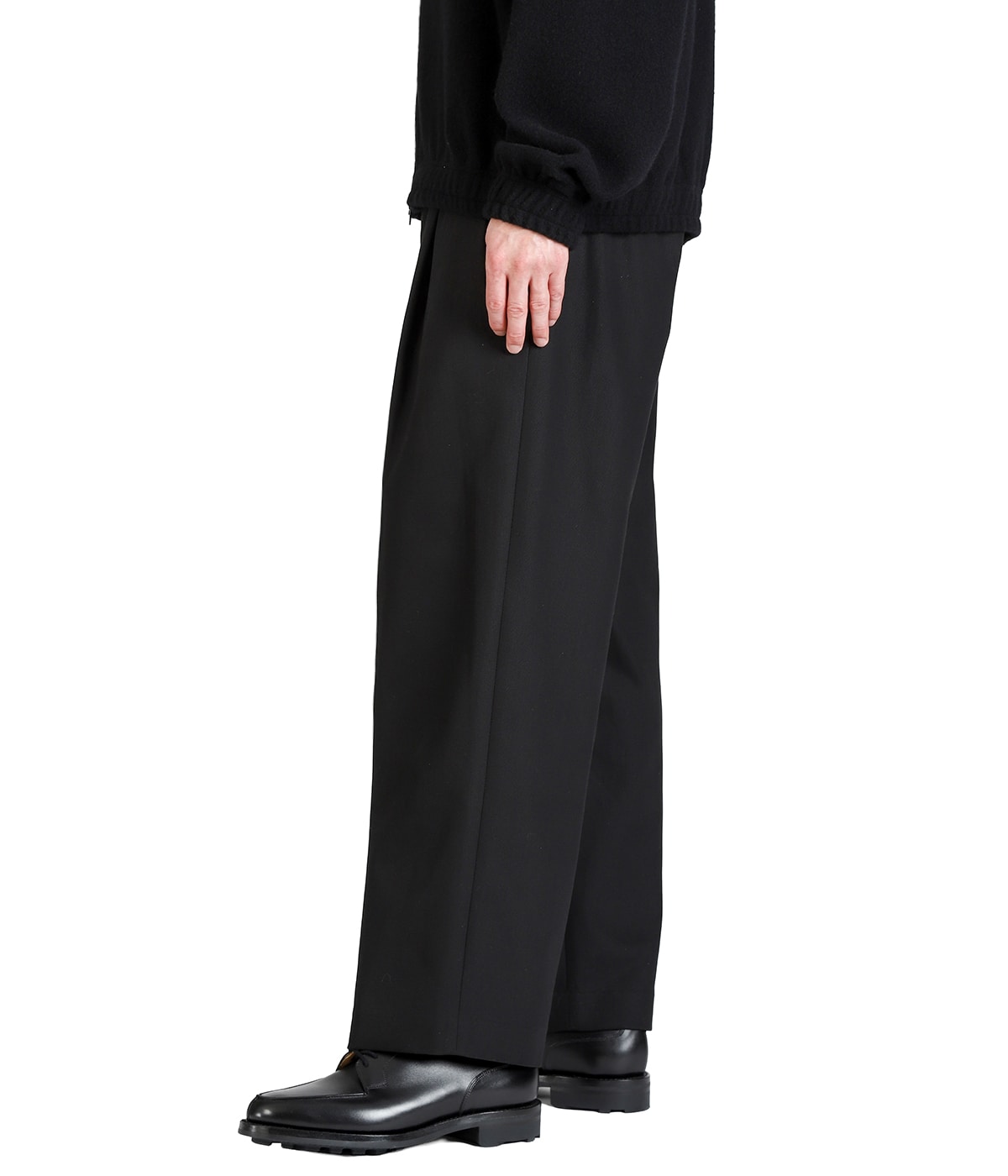 DOUBLE PLEATED EASY TROUSERS ORGANIC COTTON SURVIVAL CLOTH