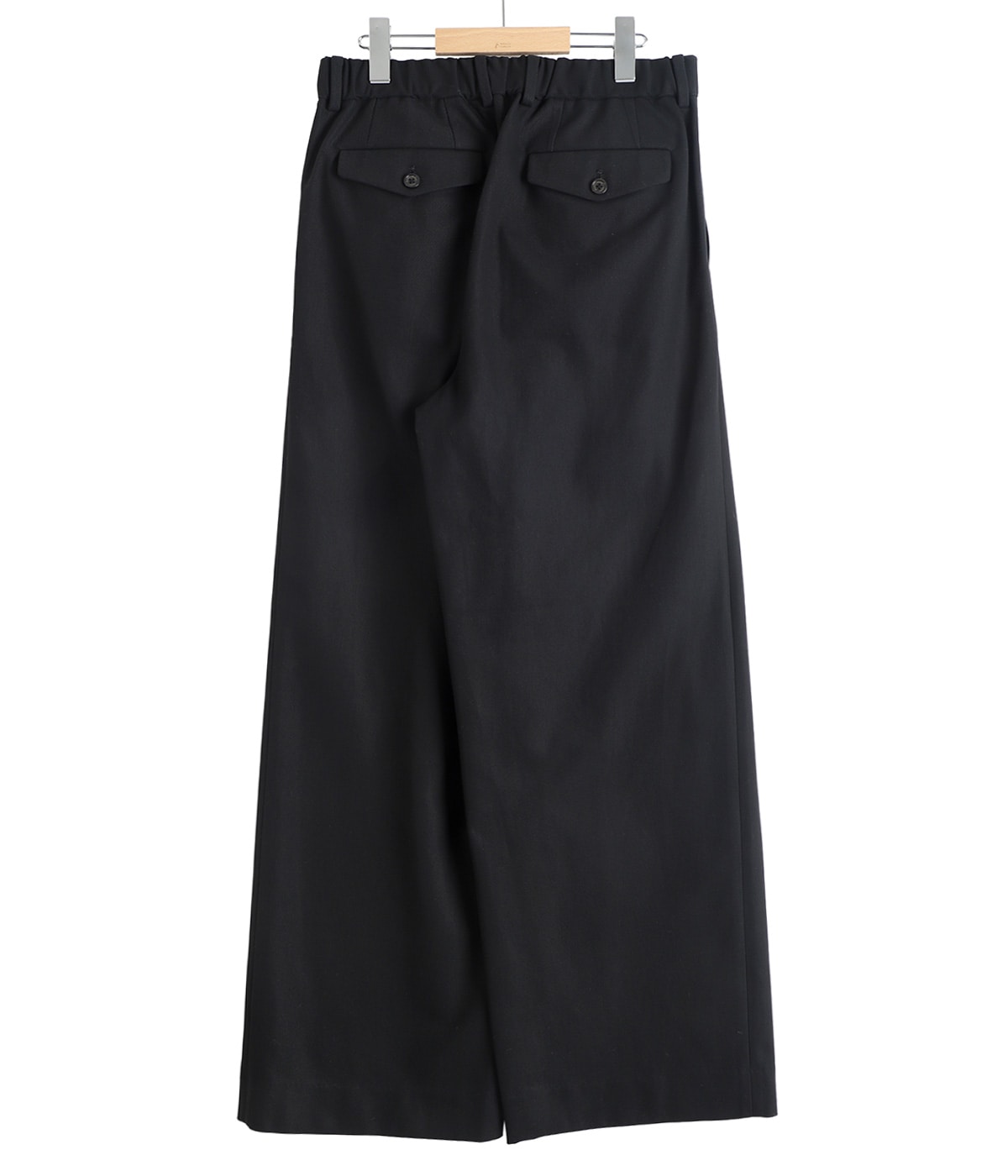 TRIPLE PLEATED WIDE TROUSERS ORGANIC COTTON SURVIVAL CLOTH