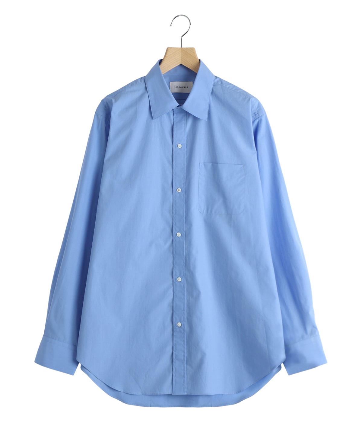 REGULAR FIT DRESS SHIRT ORGANIC GIZA TYPEWRITER | MARKAWARE(マーカ