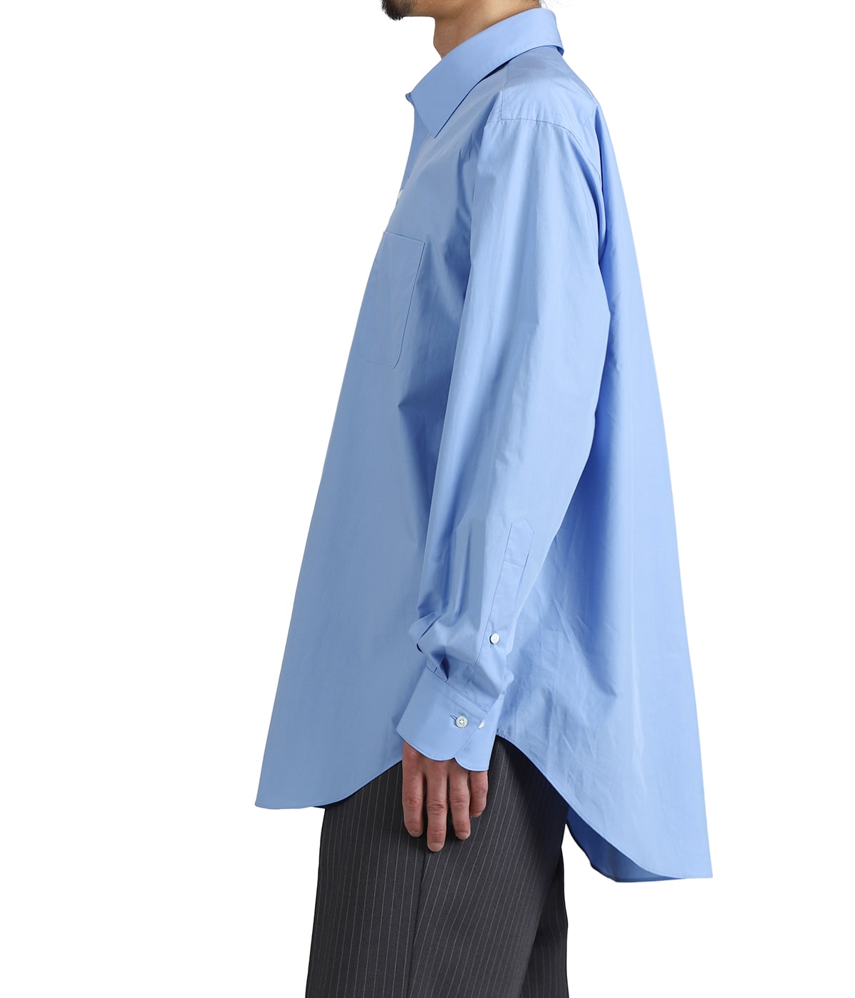 REGULAR FIT DRESS SHIRT ORGANIC GIZA TYPEWRITER | MARKAWARE(マーカ