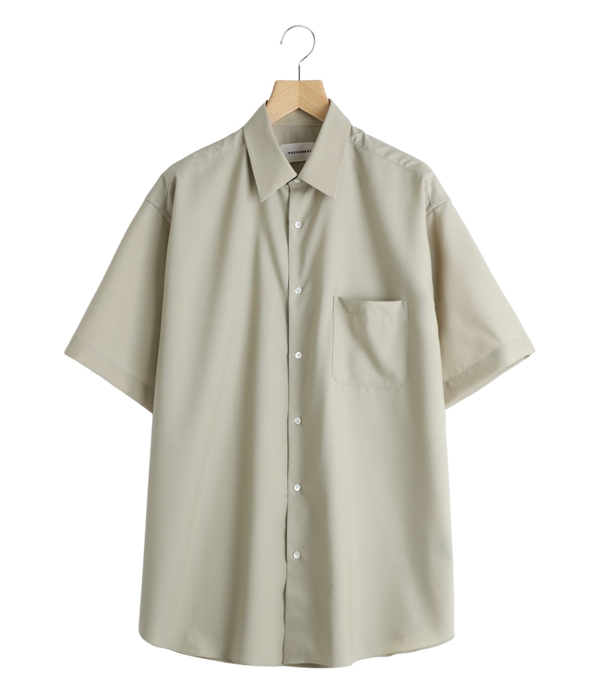 COMFORT FIT S/S SHIRT ORGANIC WOOL 2/80 TROPICAL | MARKAWARE