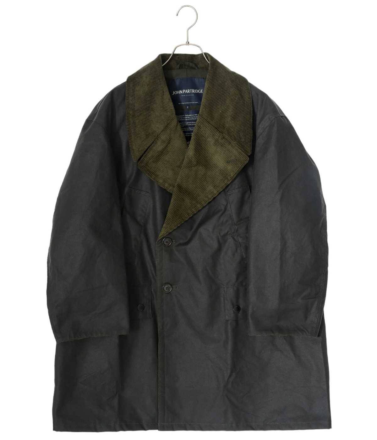 DOUBLE BREASTED HALF COAT | JOHN PARTRIDGE(ジョンパート
