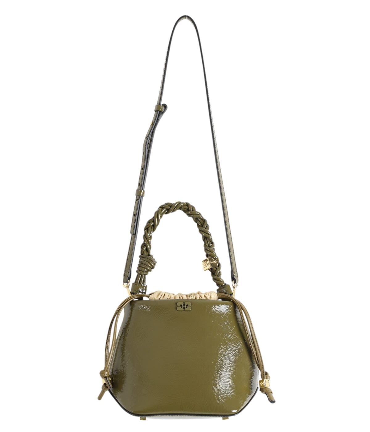 レディース】Ganni Bou Backet Bag Pattent | GANNI(ガニー