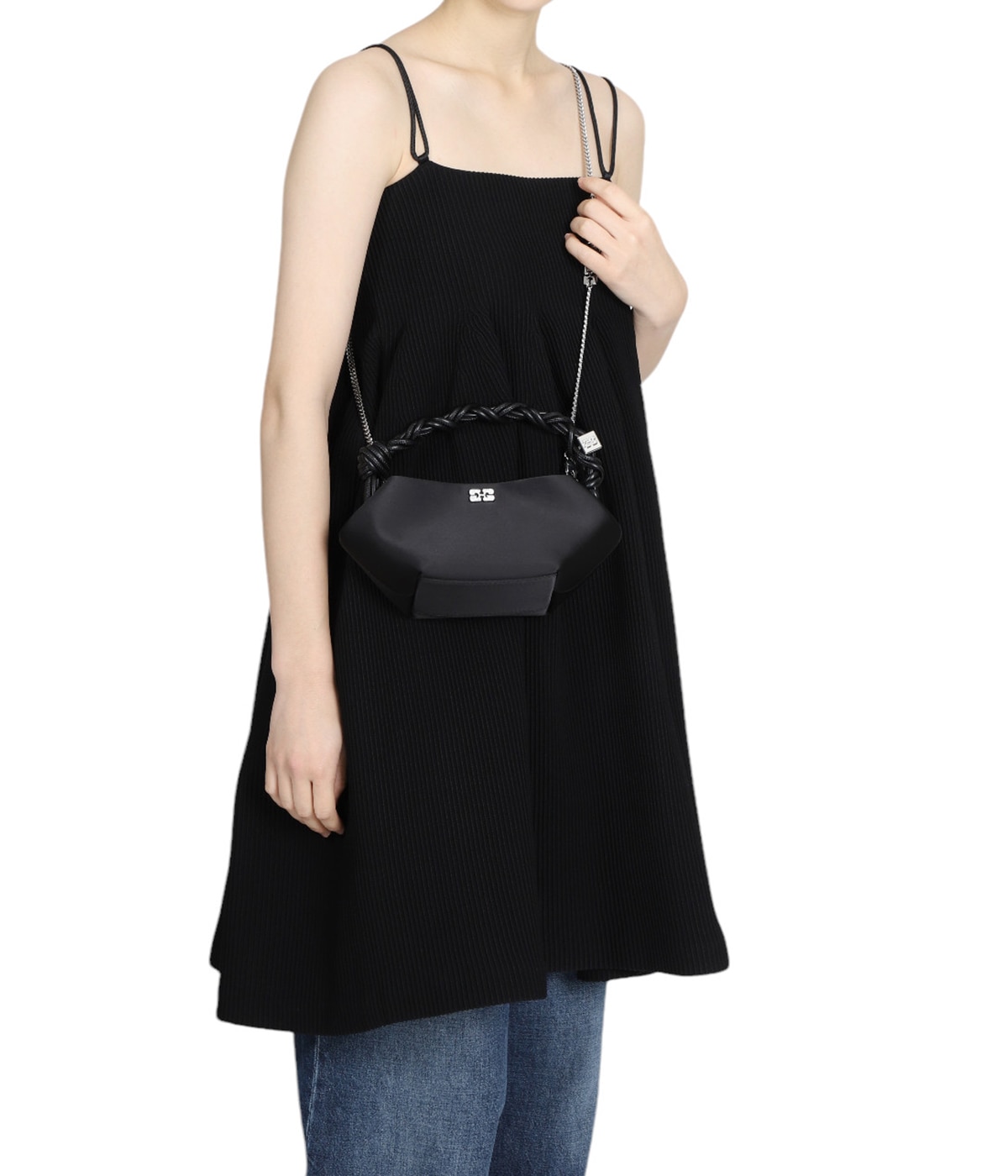 GANNI ガニー　ミニバッグ　ショルダー GANNI/ガニー Ganni Bou Bag Mini / A5379 / 2way ミニ