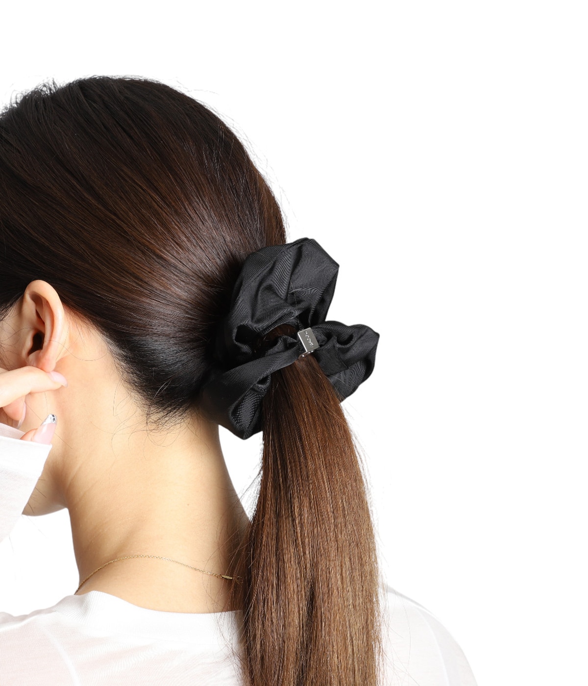レディース】Duchesse Nylon Scrunchie | GANNI(ガニー