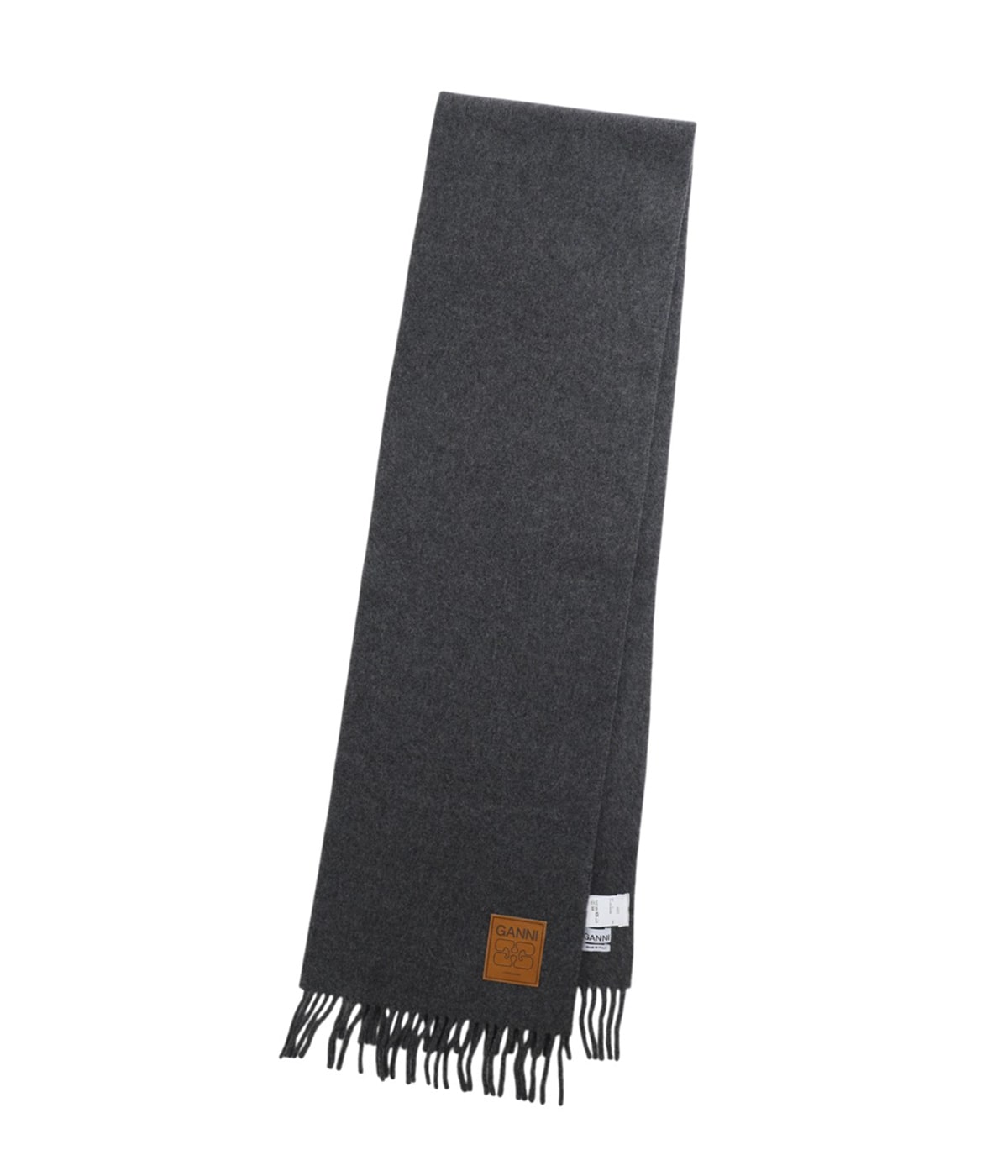 レディース】Double Face Wool Solid Scarf | GANNI(ガニー