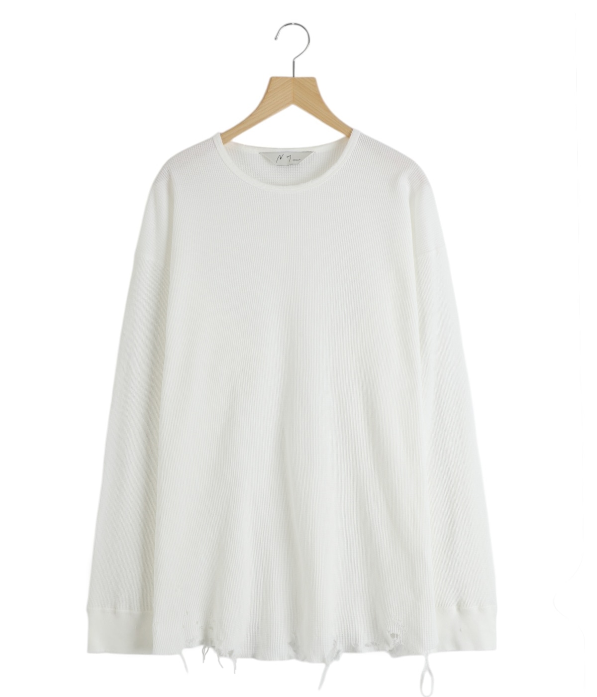 トップス ANCELLM DAMAGE WAFFLE CREW LS T-SHIRT DAMAGE WAFFLE CREW LS T-SHIRT | ref. / Web Store