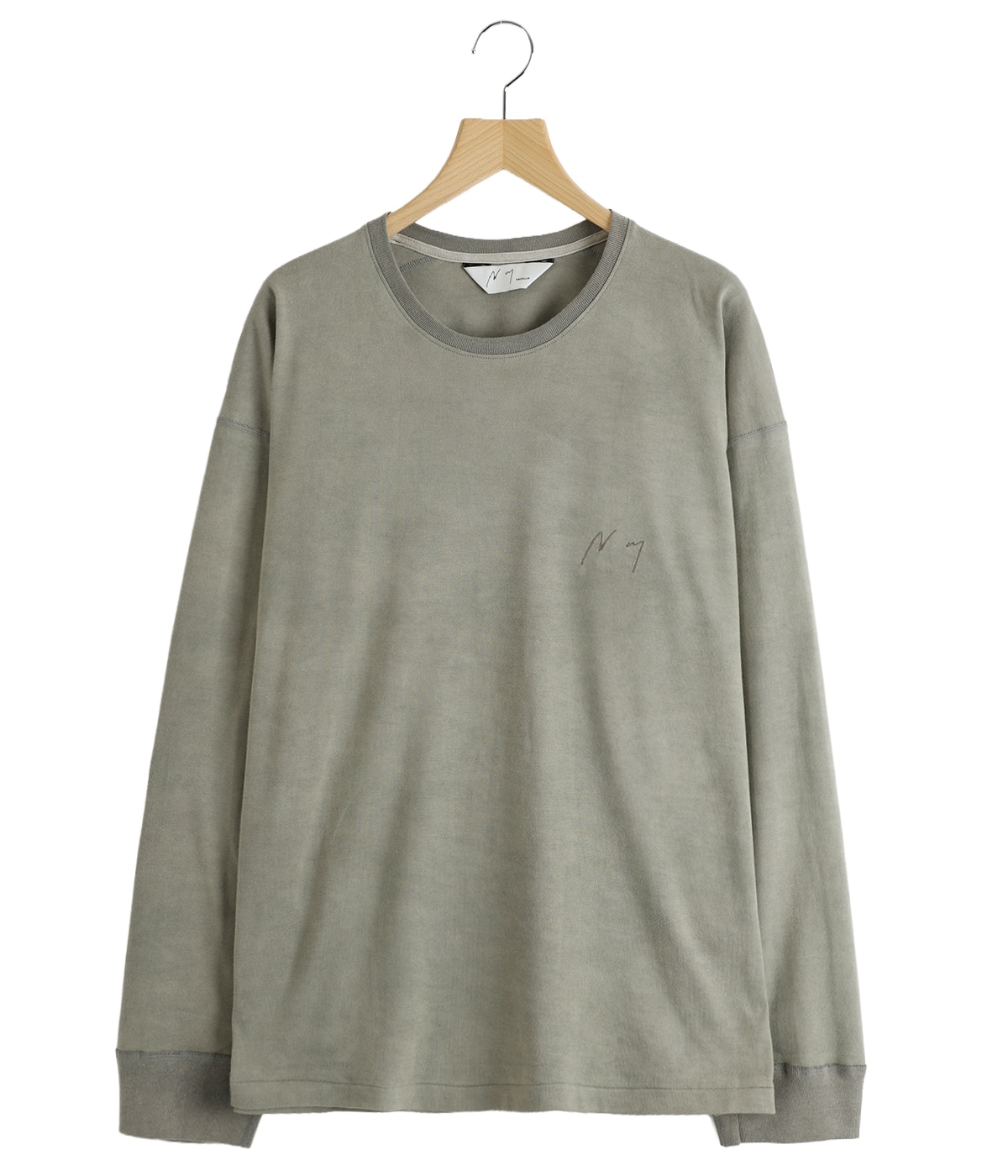 トップス 25SS ancellm UNEVENNESS LS T-SHIRT ANCELLM（アンセルム）】UNEVENNESS LS T-SHIRT -SAND | t