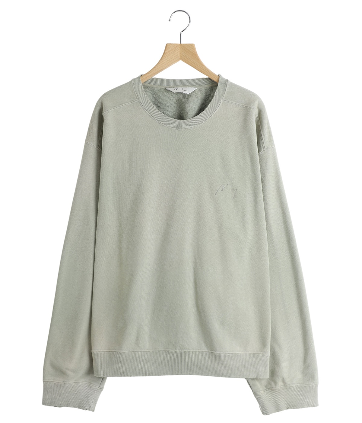 ANCELLM UNEVENNESS SWEAT SHIRT スウェット UNEVENNESS SWEAT SHIRT(SAND) – ANCELLM