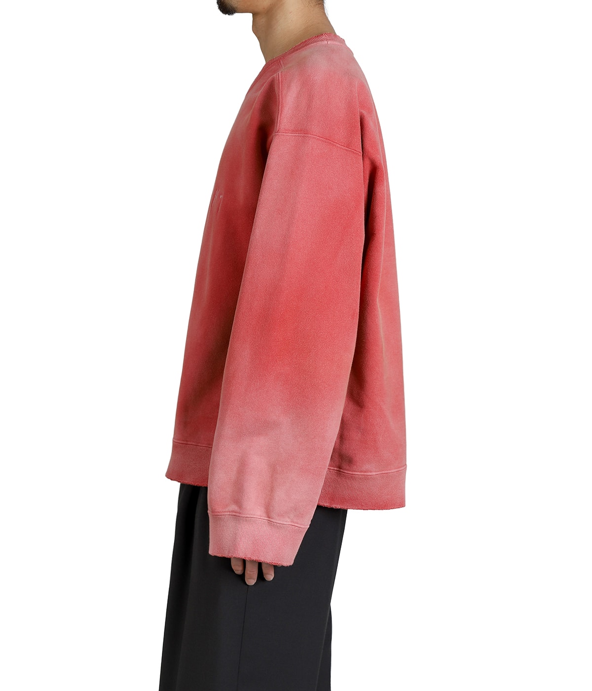 ANCELLM UNEVENNESS SWEAT SHIRT スウェット UNEVENNESS SWEAT SHIRT(SAND) – ANCELLM