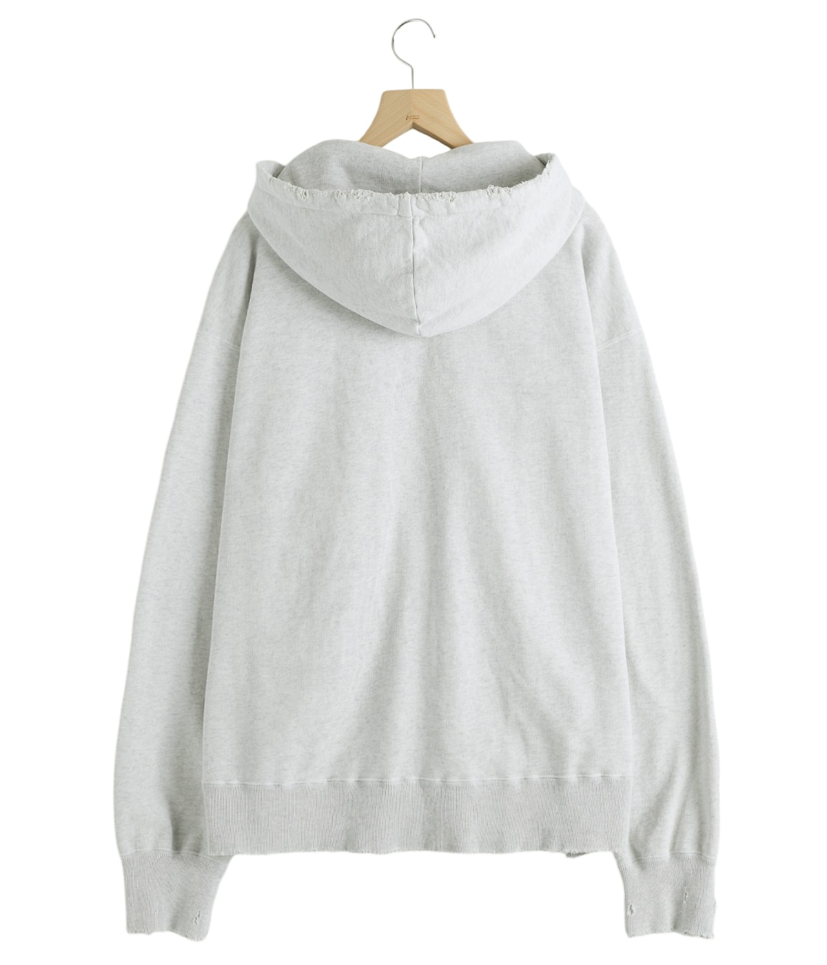 トップス ancellm crash zip hoodie ANCELLM（アンセルム） CRASH ZIP HOODIE （BLACK） s.t.c