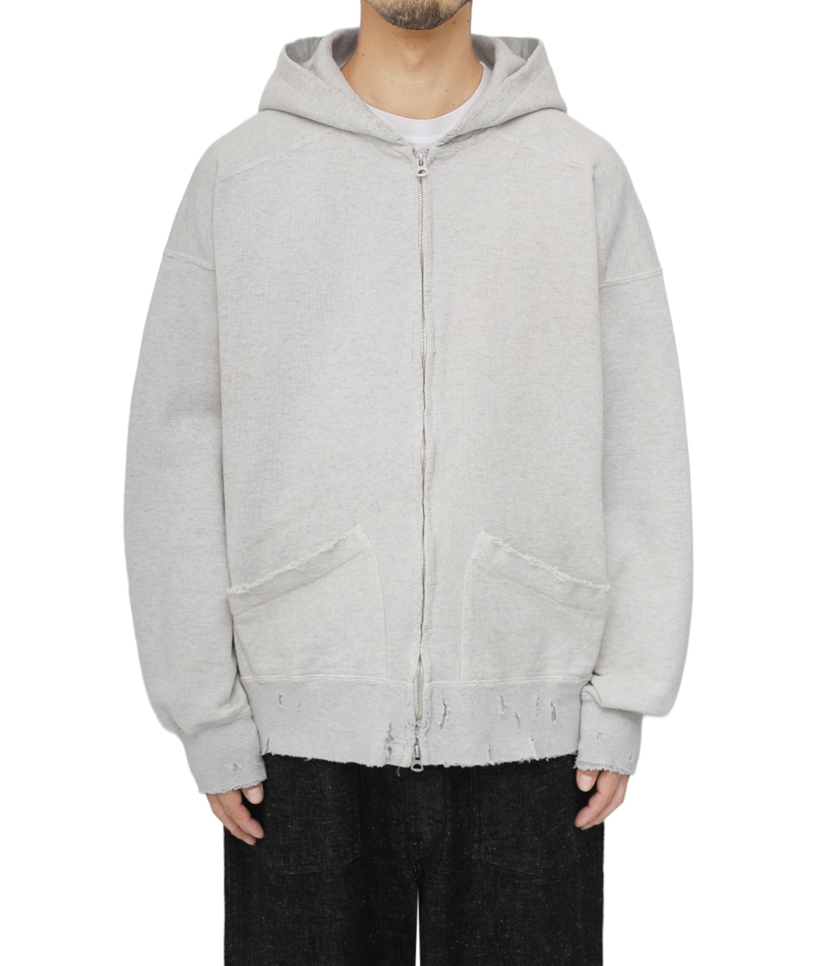 ANCELLM アンセルム 2トーンパーカー ANCELLM/アンセルム/2TONE AGING HOODIE | GARDEN（ガーデン
