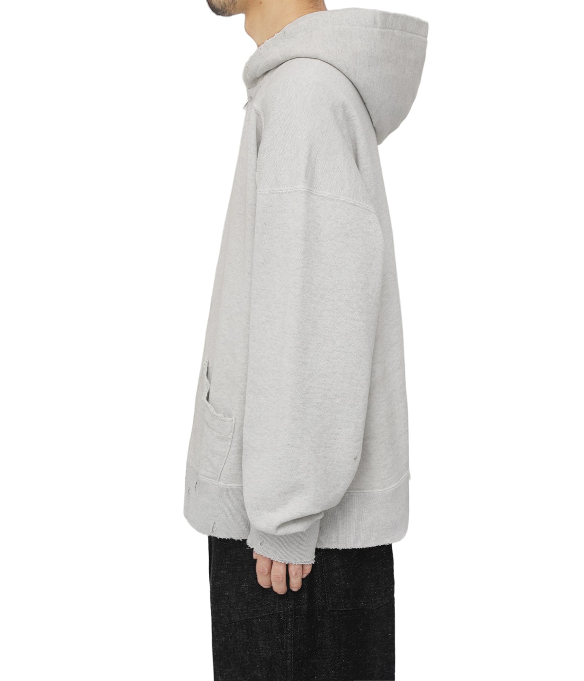 CRASH ZIP HOODIE | ANCELLM(アンセルム) / トップス パーカー