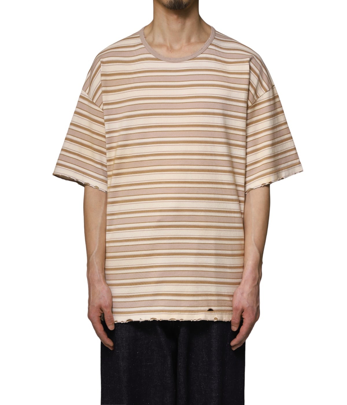 MULTI BORDER T-SHIRT | ANCELLM(アンセルム) / トップス