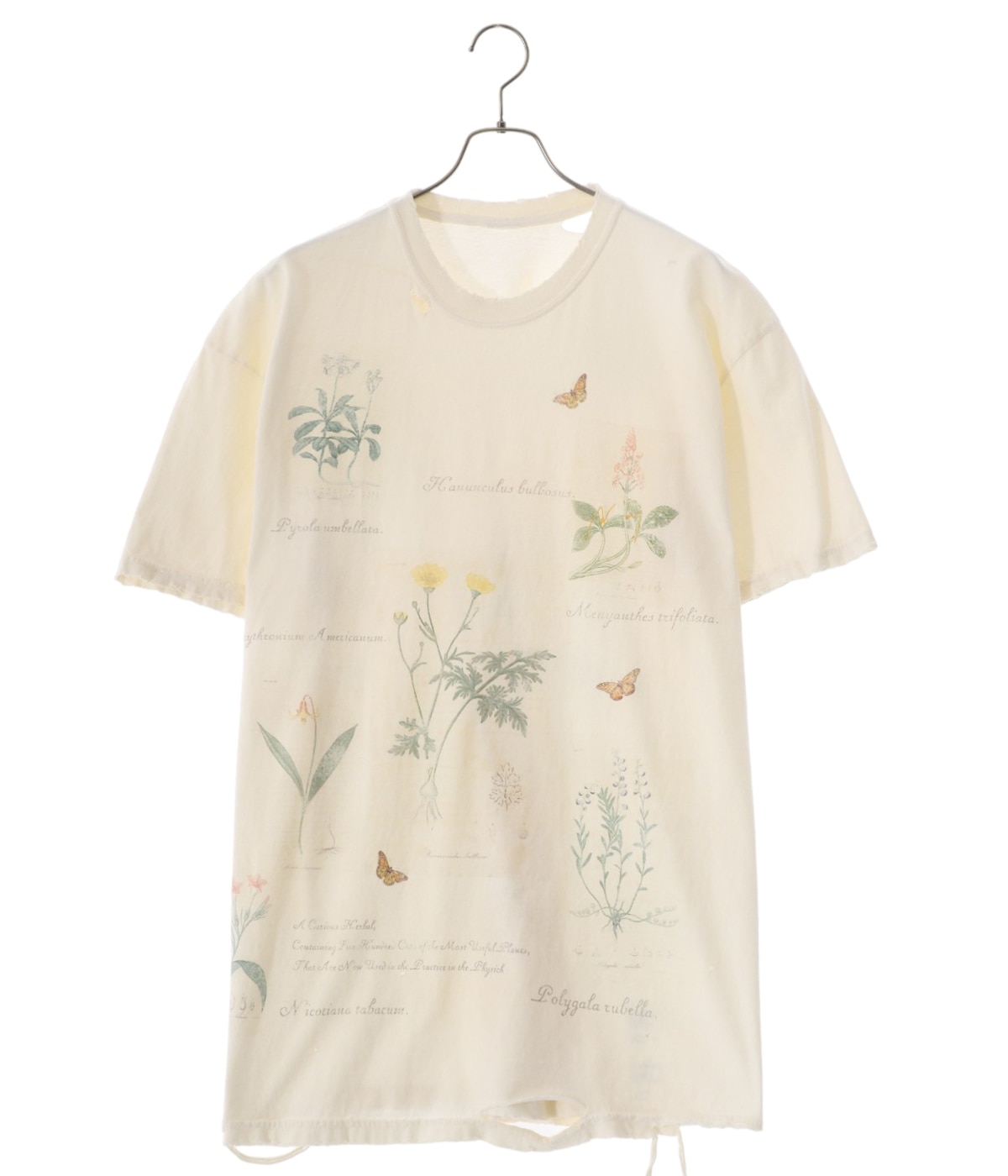 ANCELLM ガーデン トップス カットソー Tシャツ ブラック ２ ANCELLM/アンセルム/EMBROIDERY DYED T-SHIRT | GARDEN