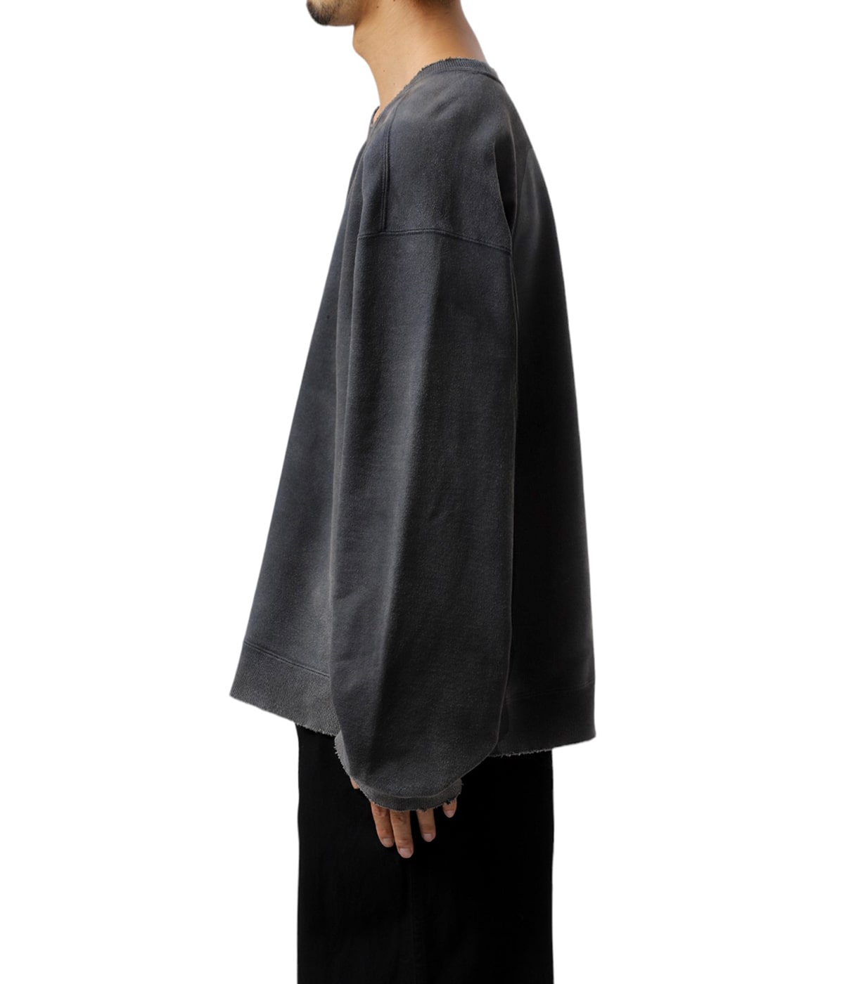 ANCELLM EMBROIDERY UNEVEN OVER SWEATサイズ2 ANCELLM EMBROIDERY UNEVEN OVER SWEATサイズ2（EMBROIDERY