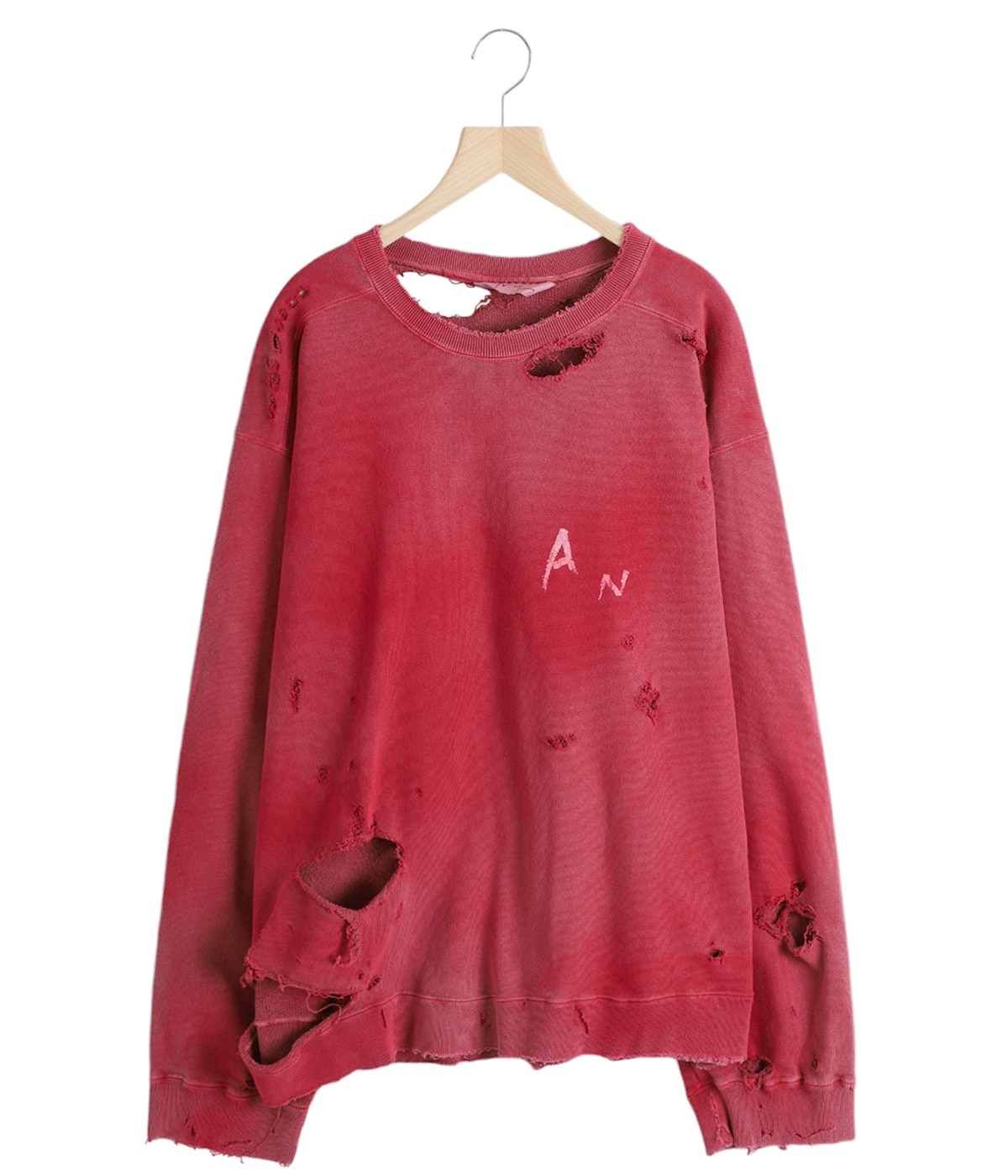 トップス ANCELLM CRASH UNEVEN OVER SWEAT SHIRT GpGtbhShvijD.jpg?width=768