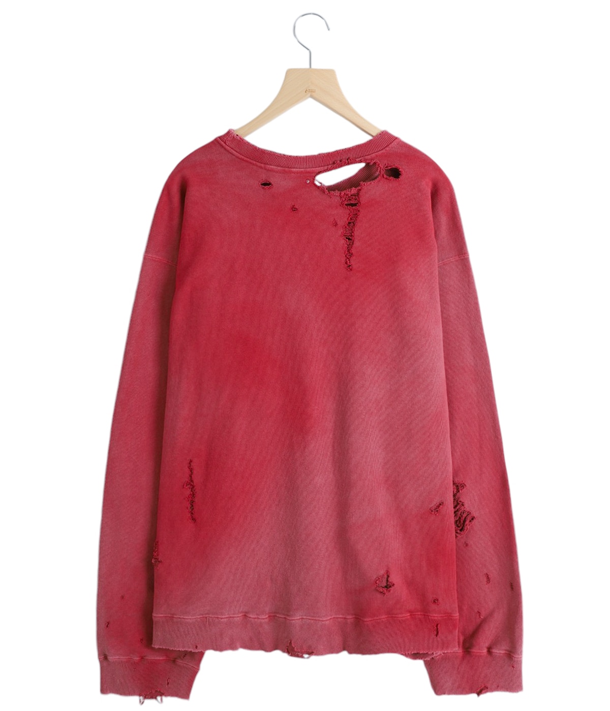 CRASH UNEVEN OVER SWEAT SHIRT | ANCELLM(アンセルム