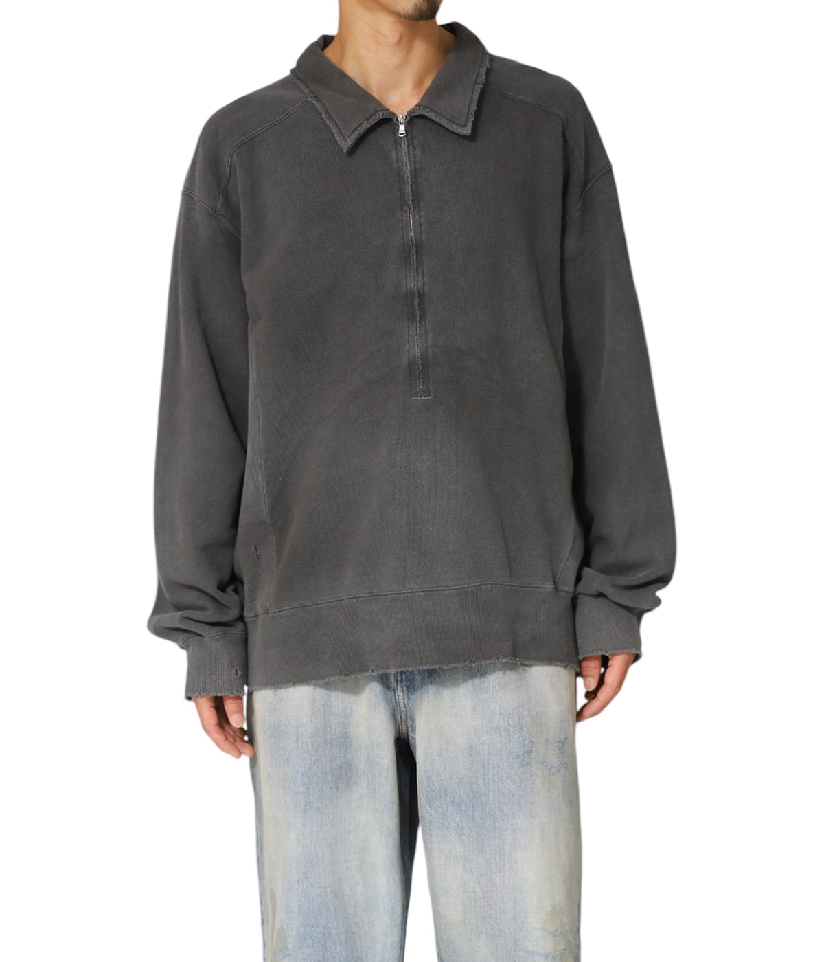 ANCELLM HALF ZIP SWEAT SHIRT サイズ3 ANCELLM HALF ZIP SWEAT SHIRT サイズ3