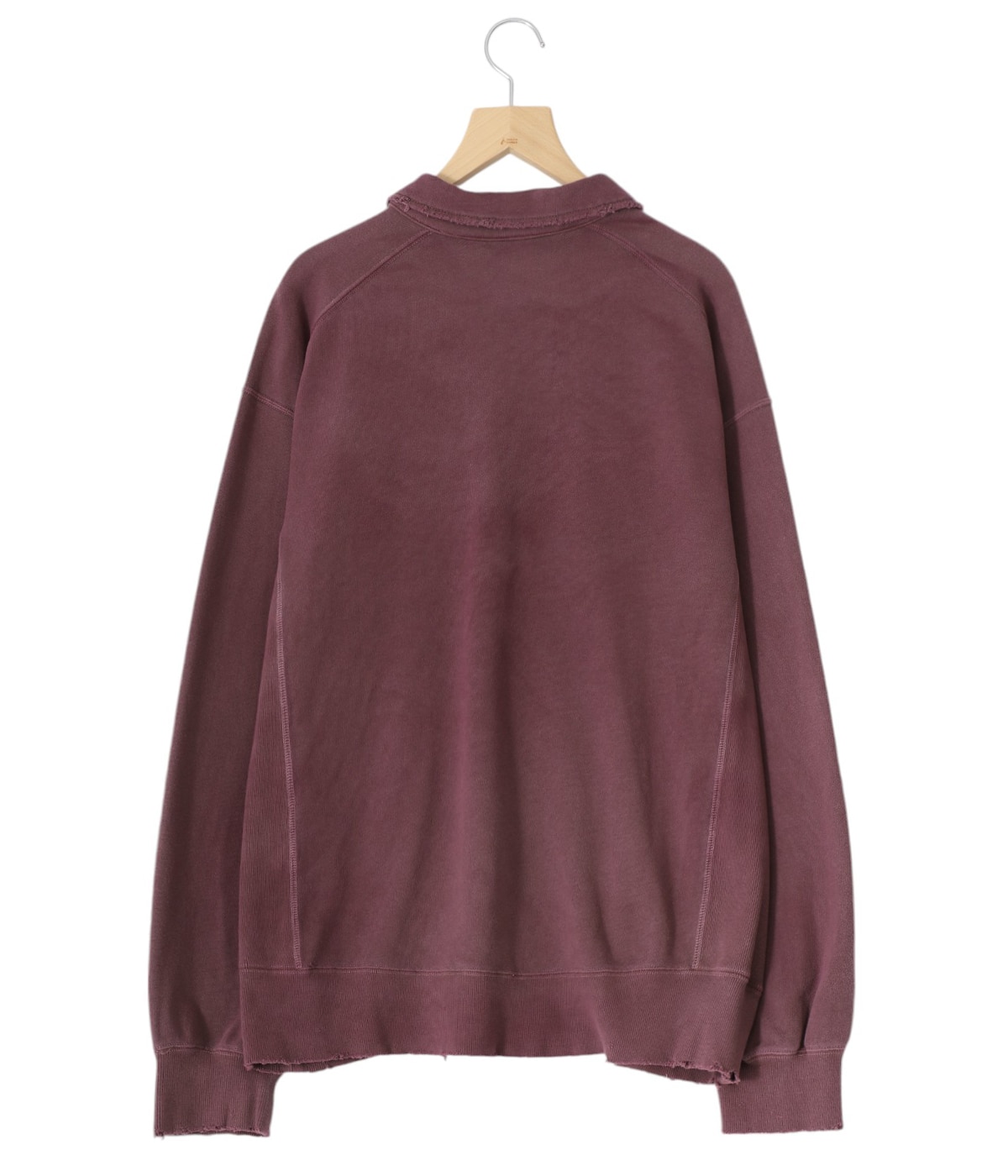 ANCELLM ダメージスウェット サイズ2 美品 HALF ZIP SWEAT SHIRT | ANCELLM(アンセルム) / トップス