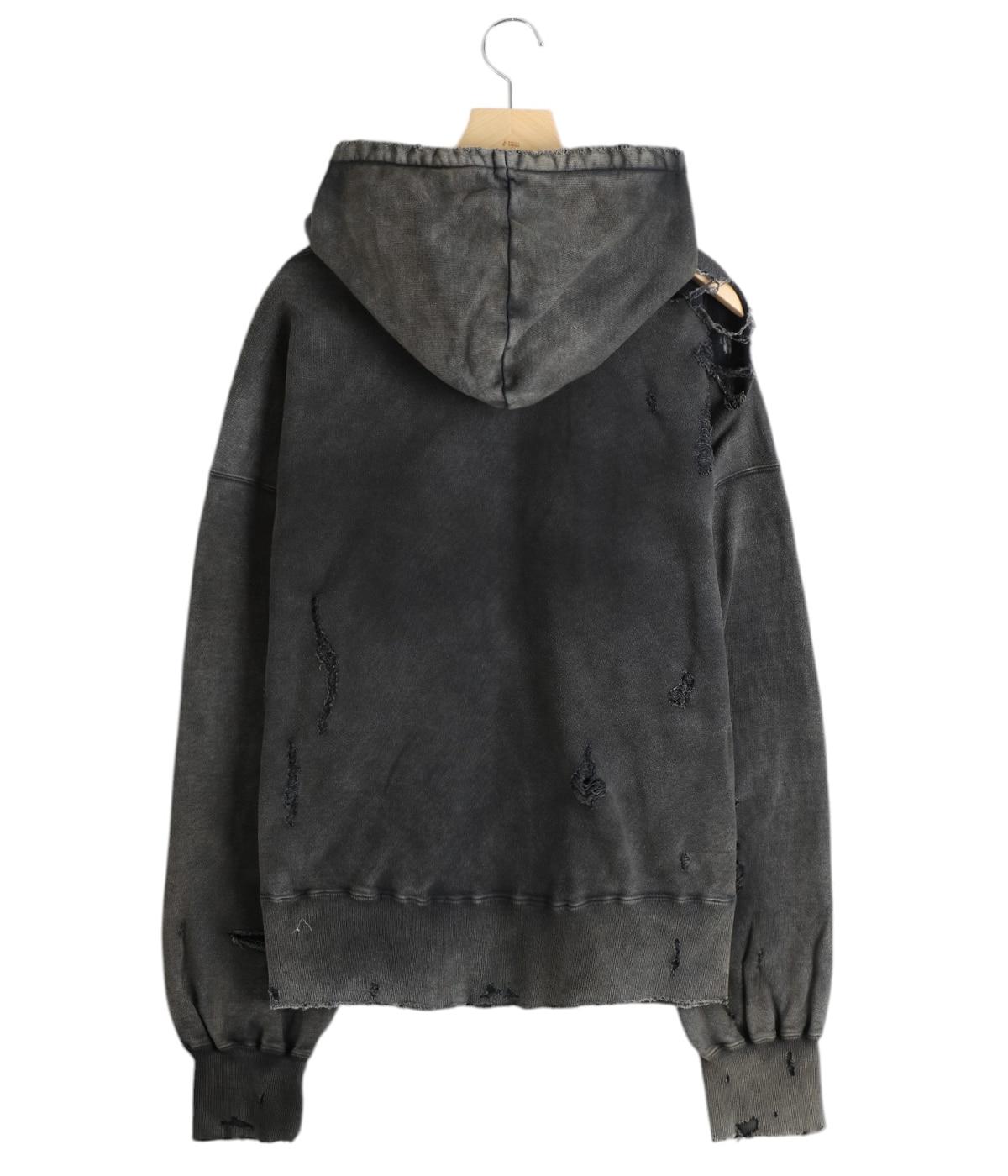AGING CRASH HOODIE | ANCELLM(アンセルム) / トップス パーカー