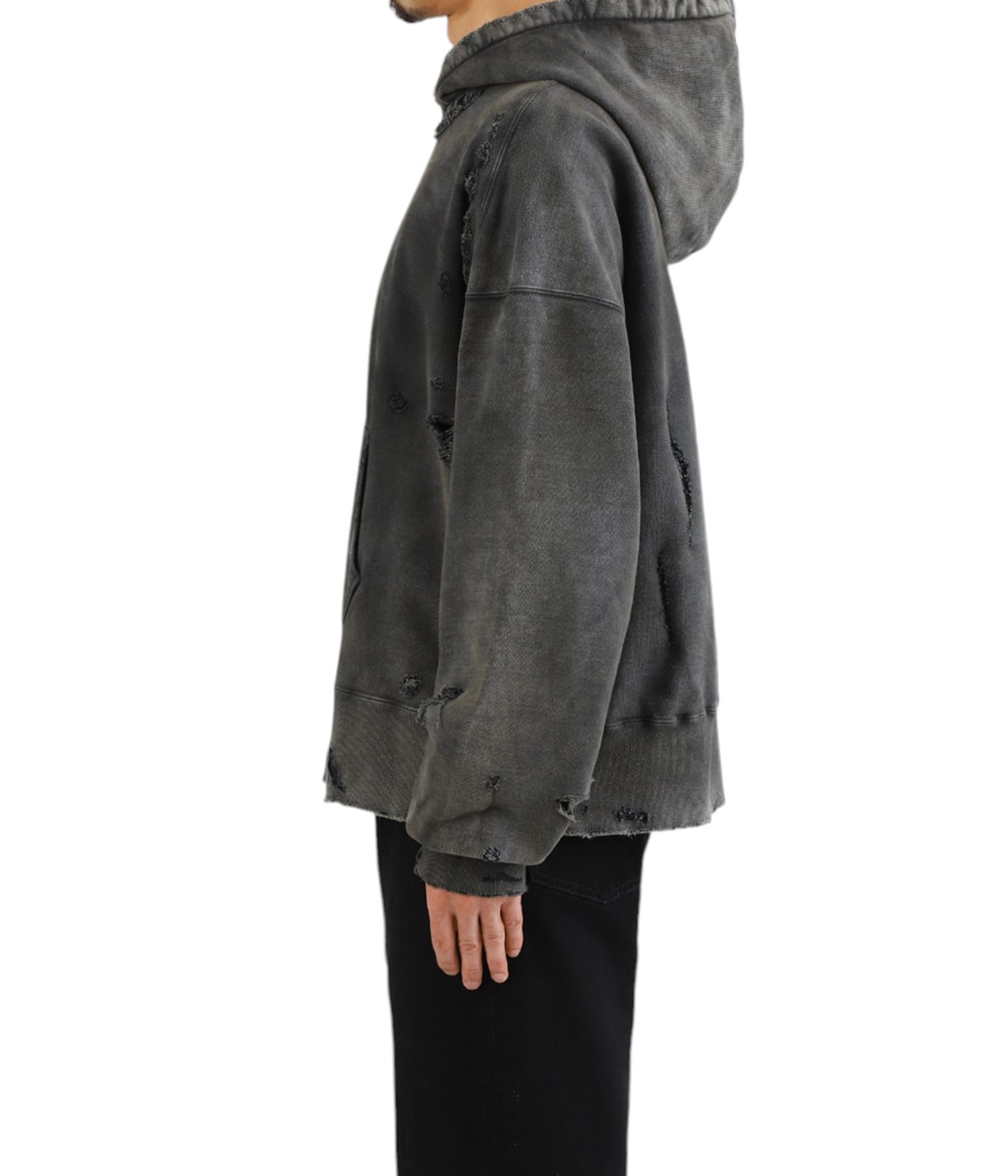 AGING CRASH HOODIE | ANCELLM(アンセルム) / トップス パーカー