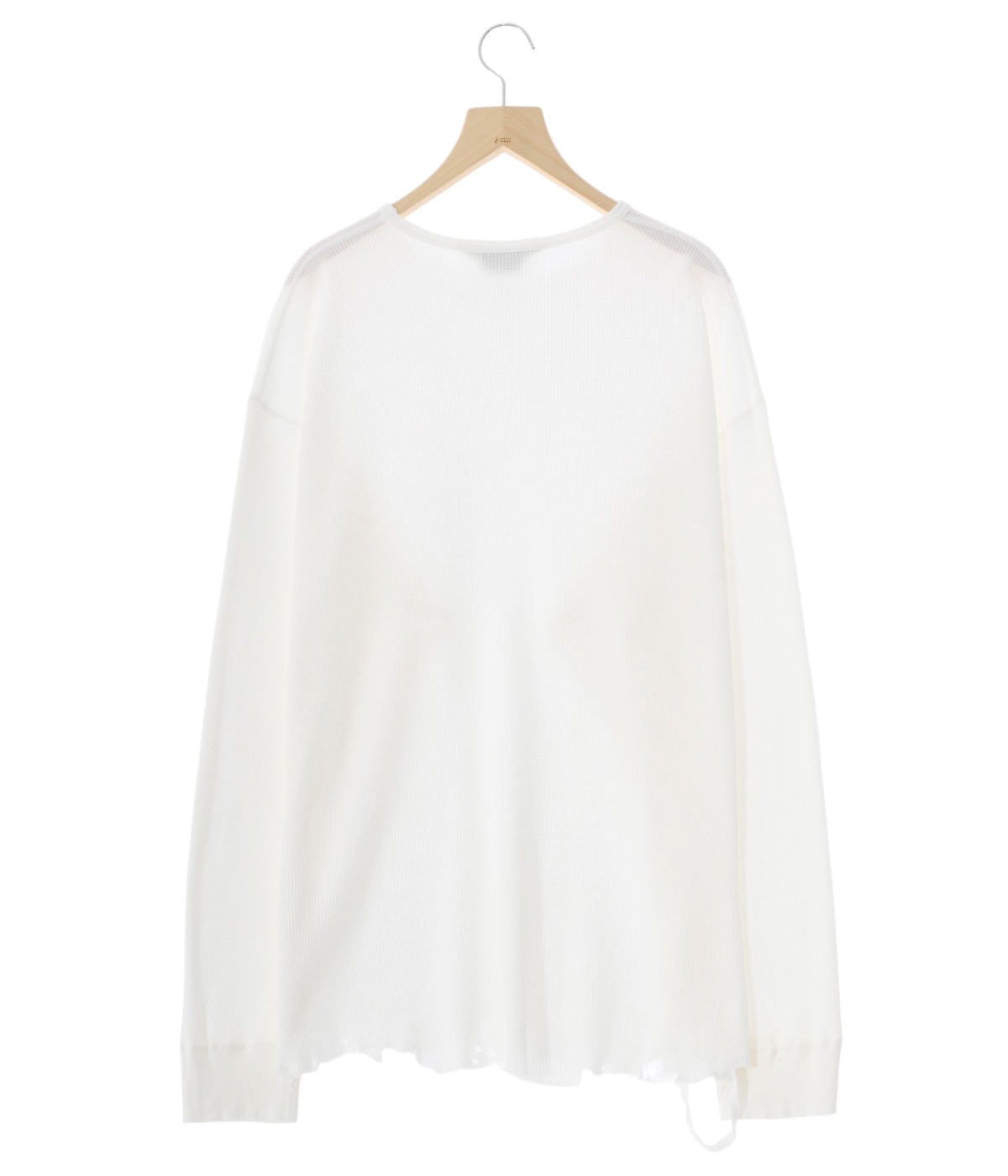 トップス Ancellm / DAMAGE WOOL CREW LS T-SHIRT 定価25300円 新品 ANCELLM DAMAGE WOOL CREW LS T-SHIRT