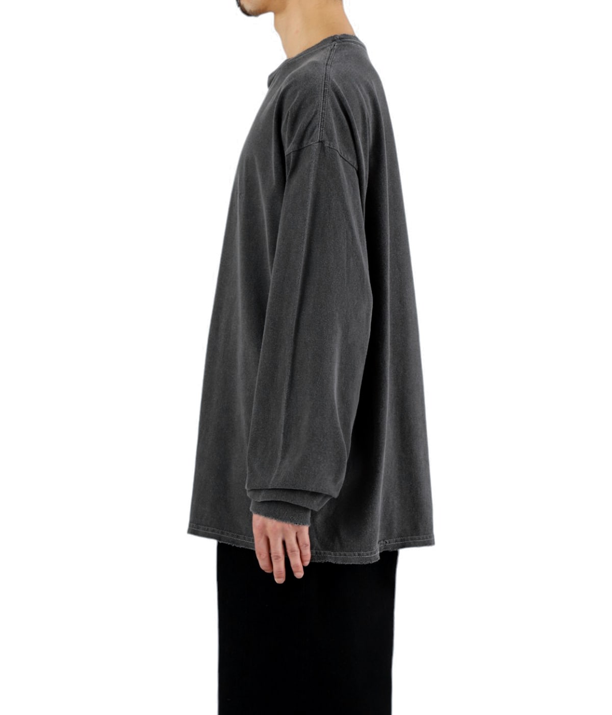 EMBROIDERY DYED LS T-SHIRT | ANCELLM(アンセルム) / トップス