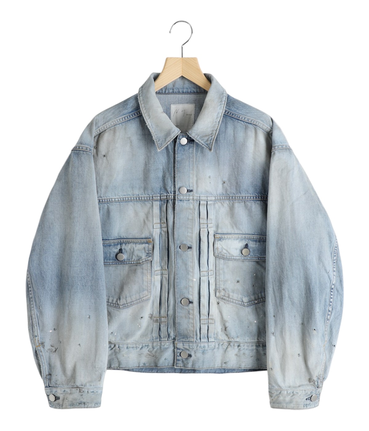ANCELLM DAMAGE DENIM JACKET サイズ3 希少サイズ 楽天市場】ANCELLM／アンセルム／CRASH DENIM JACKET type-2