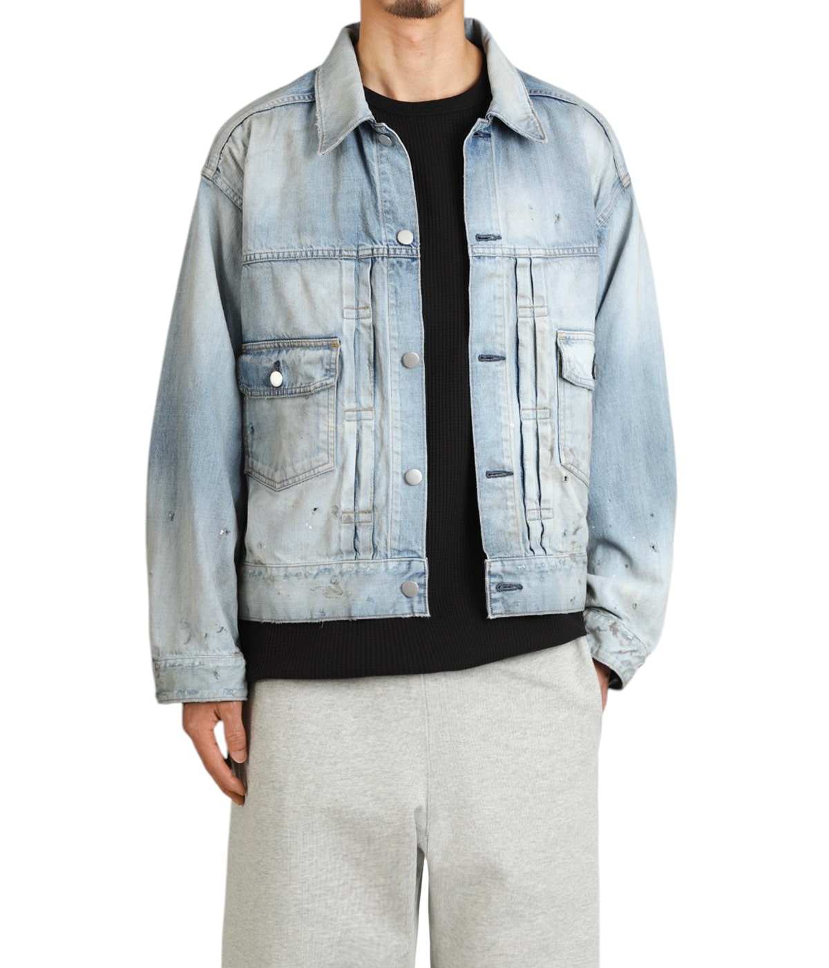 AGING DENIM JACKET | ANCELLM(アンセルム) / アウター デニム