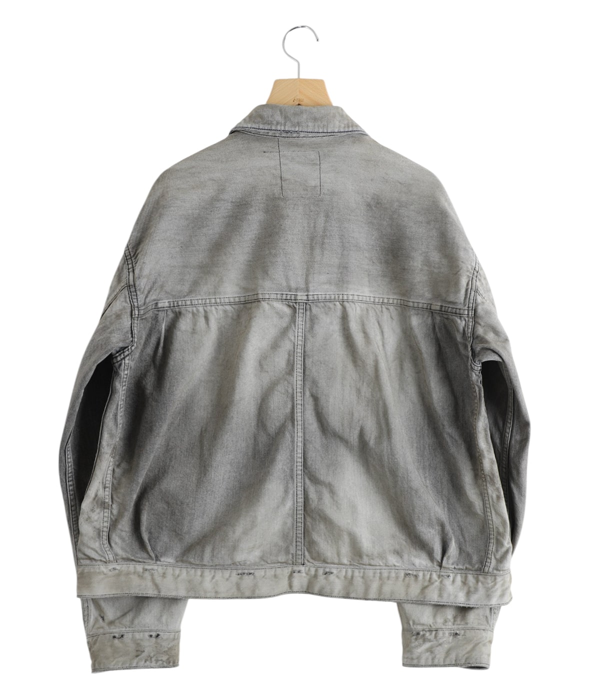 argue baseball denim jacket デニムジャケット AGING DENIM JACKET | ANCELLM(アンセルム) / アウター デニム
