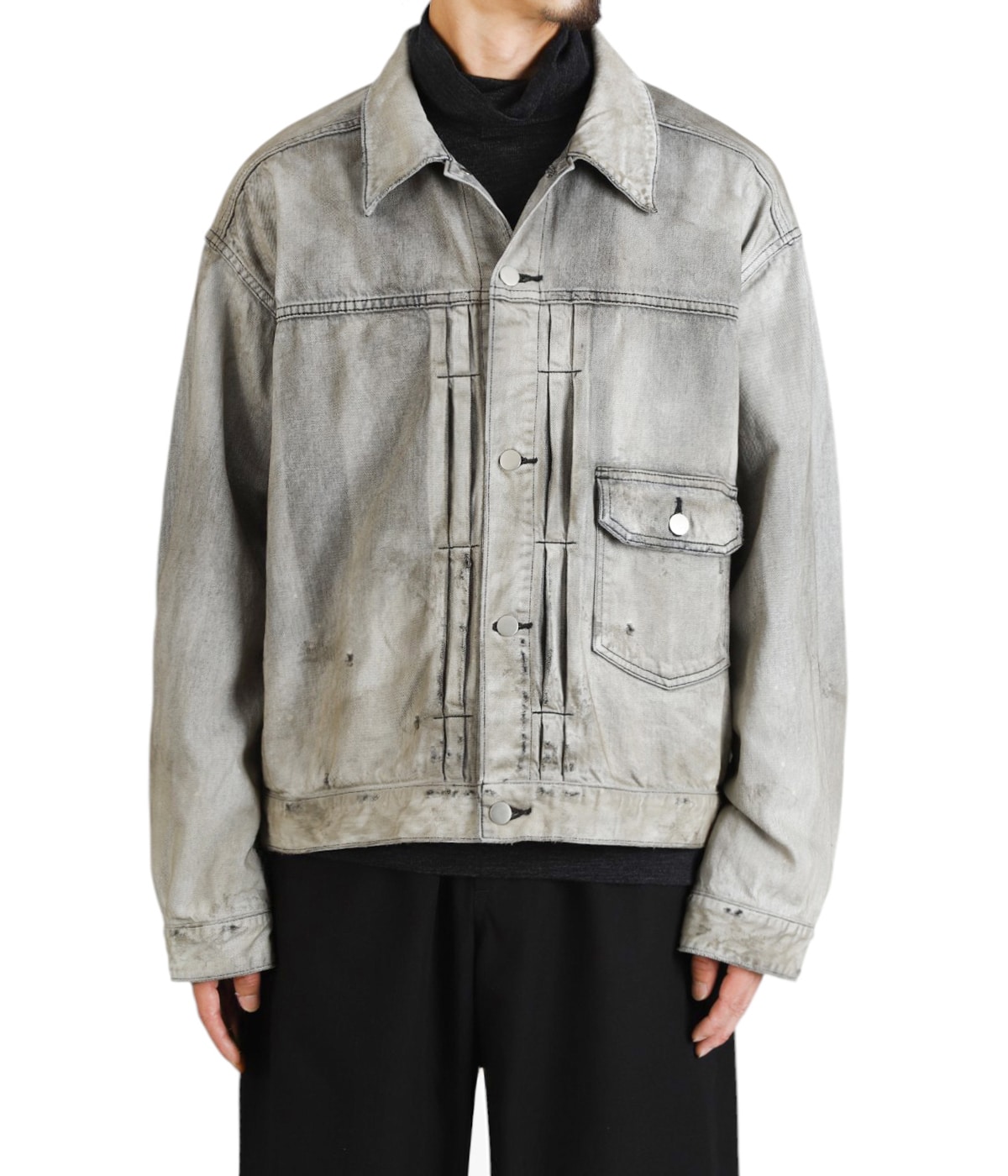 AGING DENIM JACKET | ANCELLM(アンセルム) / アウター デニム