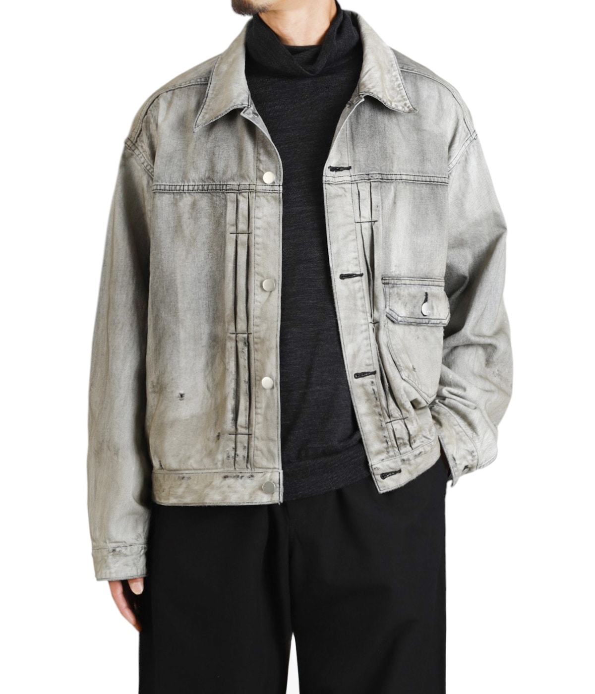AGING DENIM JACKET | ANCELLM(アンセルム) / アウター デニム