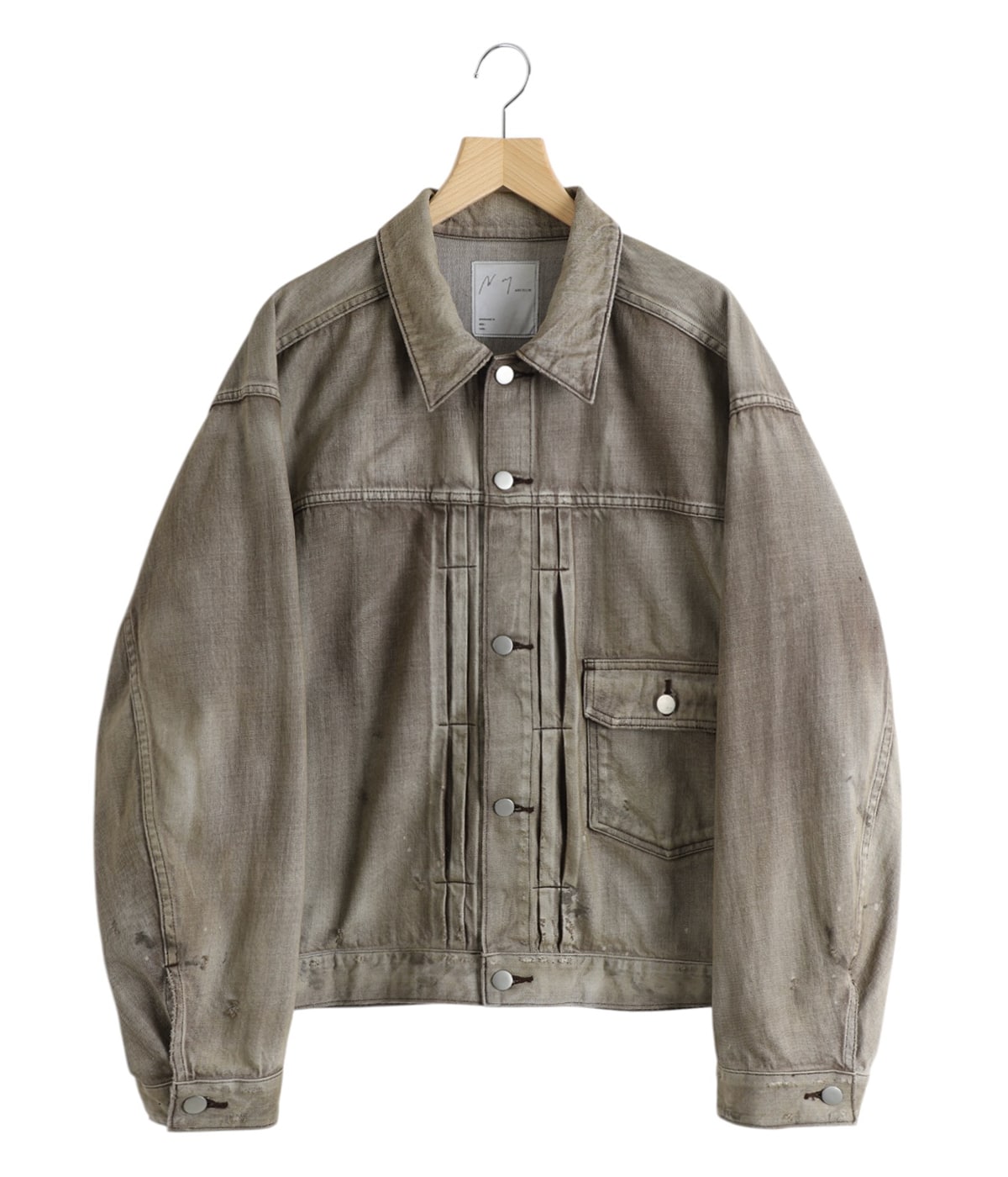 argue baseball denim jacket デニムジャケット AGING DENIM JACKET ANC-JK62-STD(M257N029)｜HANKYU MEN'S