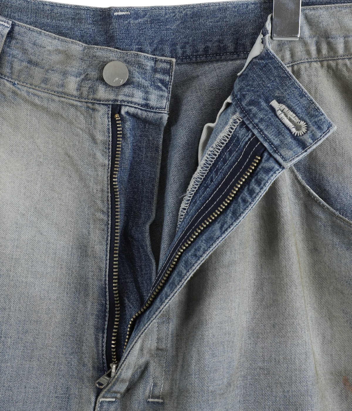 03 AGING01 BLACK アンセルムストレートデニム ANCELLM（アンセルム