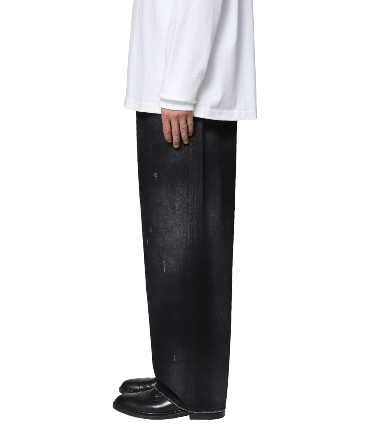 パンツ A ANCELLM TAPERED 5P DENIM PANTS AGING TAPERED 5P DENIM PANTS | ANCELLM(アンセルム) / パンツ