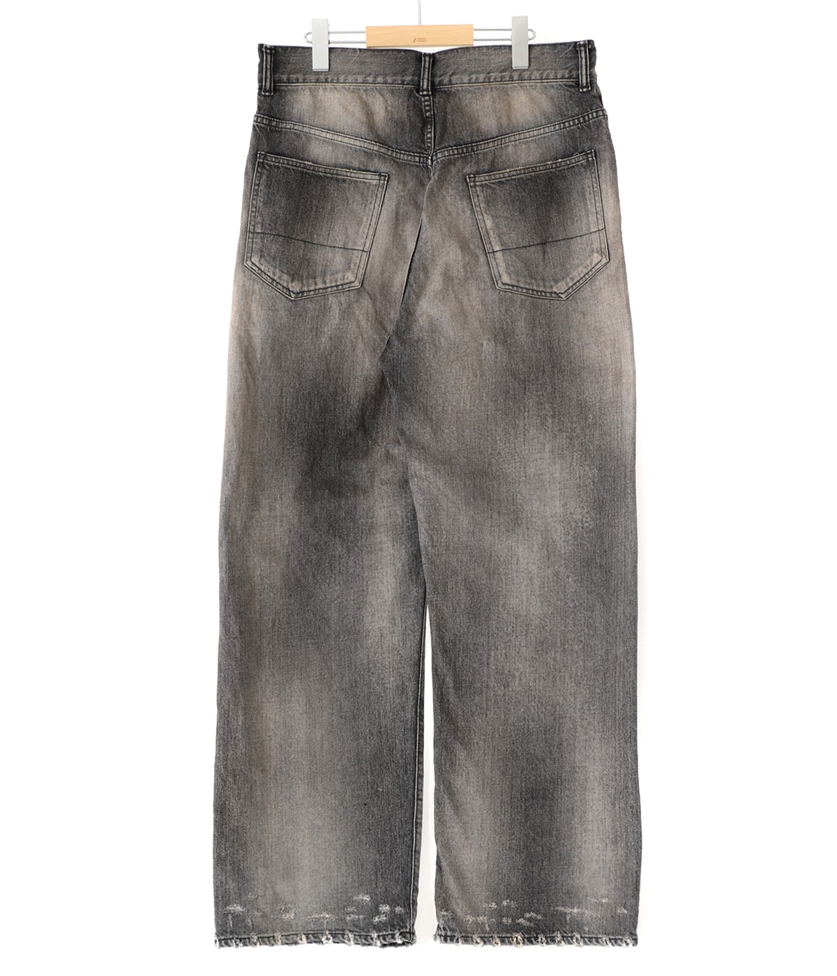 P/DAMAGE DENIM STRAIGHT 5P PANTS | ANCELLM(アンセルム