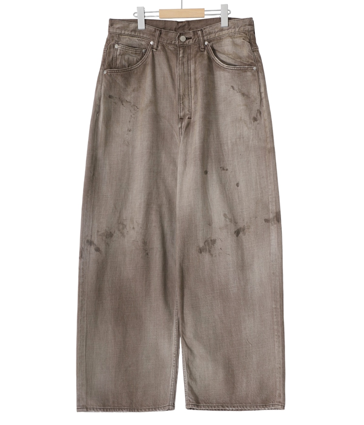 パンツ 24AWAncellm AGING TAPERED 5P DENIM PANTS AGING SELVEDGE TAPERED 5P DENIM PANTS – ANCELLM