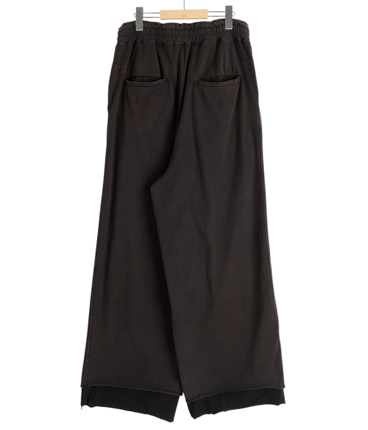 FADED DRAPE WIDE EASY CUT SLACKS | ANCELLM(アンセルム
