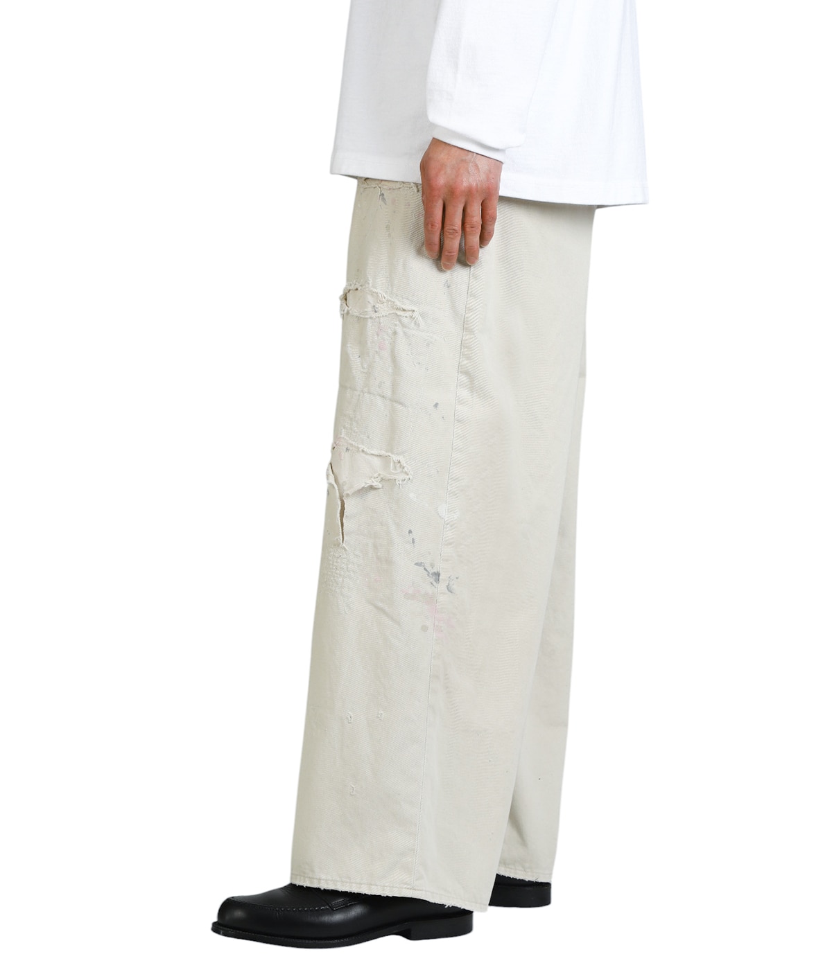 REMAKE WIDE CHINO TROUSERS | ANCELLM(アンセルム) / パンツ