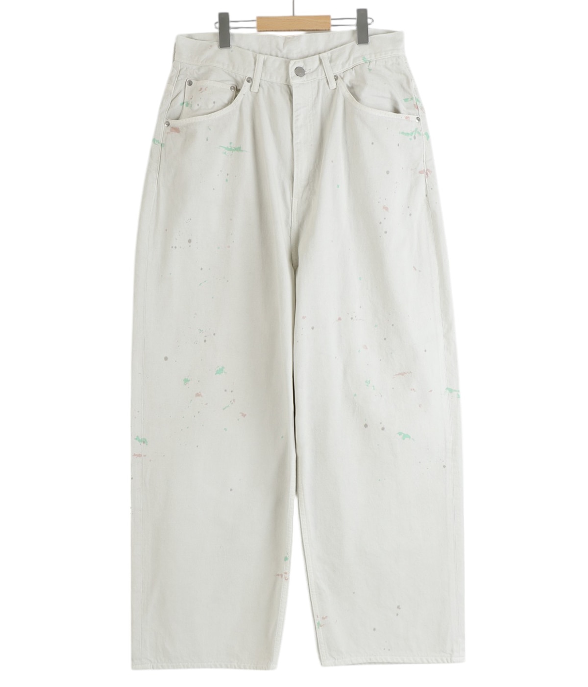 25SS AGING WIDE 5P DENIM PANTS WHITEサイズ1 ANCELLM AGING WIDE 5P DENIM PANTS WHITE 通販ページ octavia