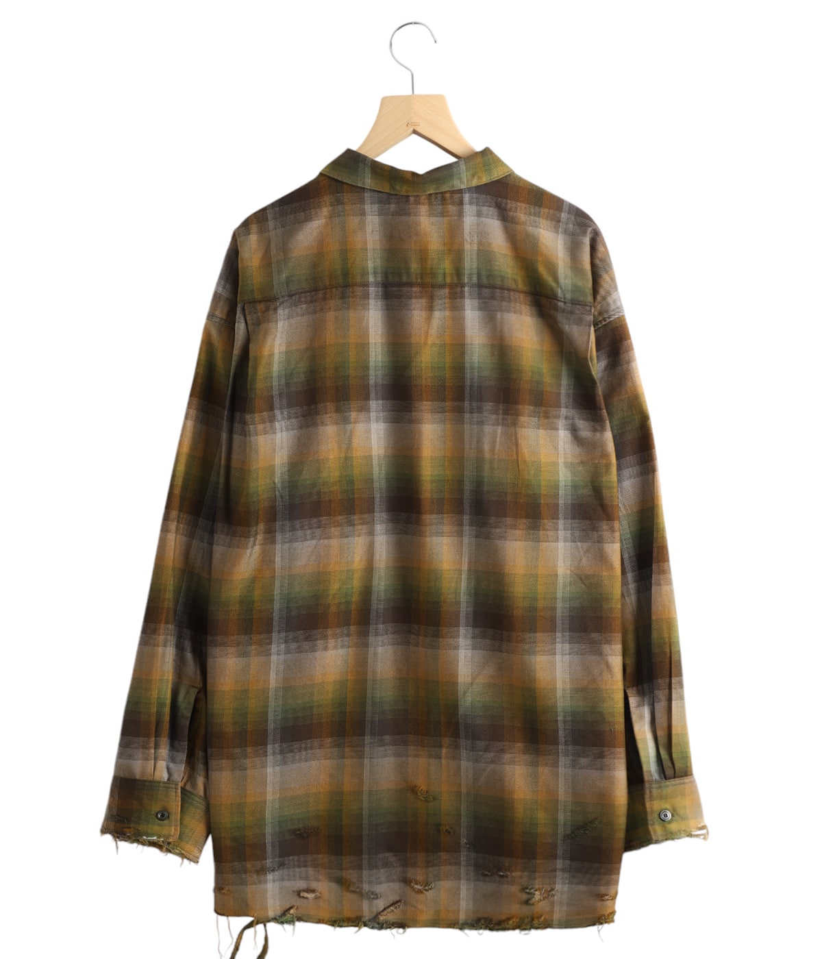 R/C CHECK CRASH LS SHIRT | ANCELLM(アンセルム) / トップス