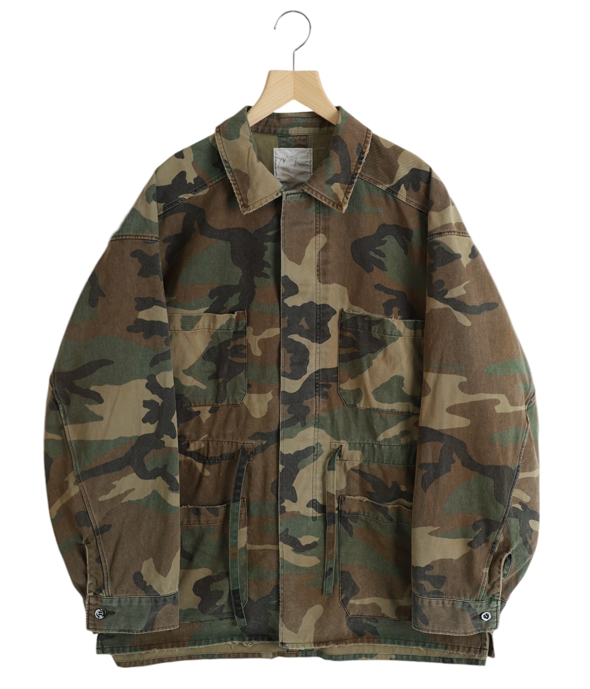 ancellm 24aw camo shirt jacket 1 アンセルム ANCELLM - CAMO SHIRT JACKET | WOODLAND | ジャケット | NapsNote