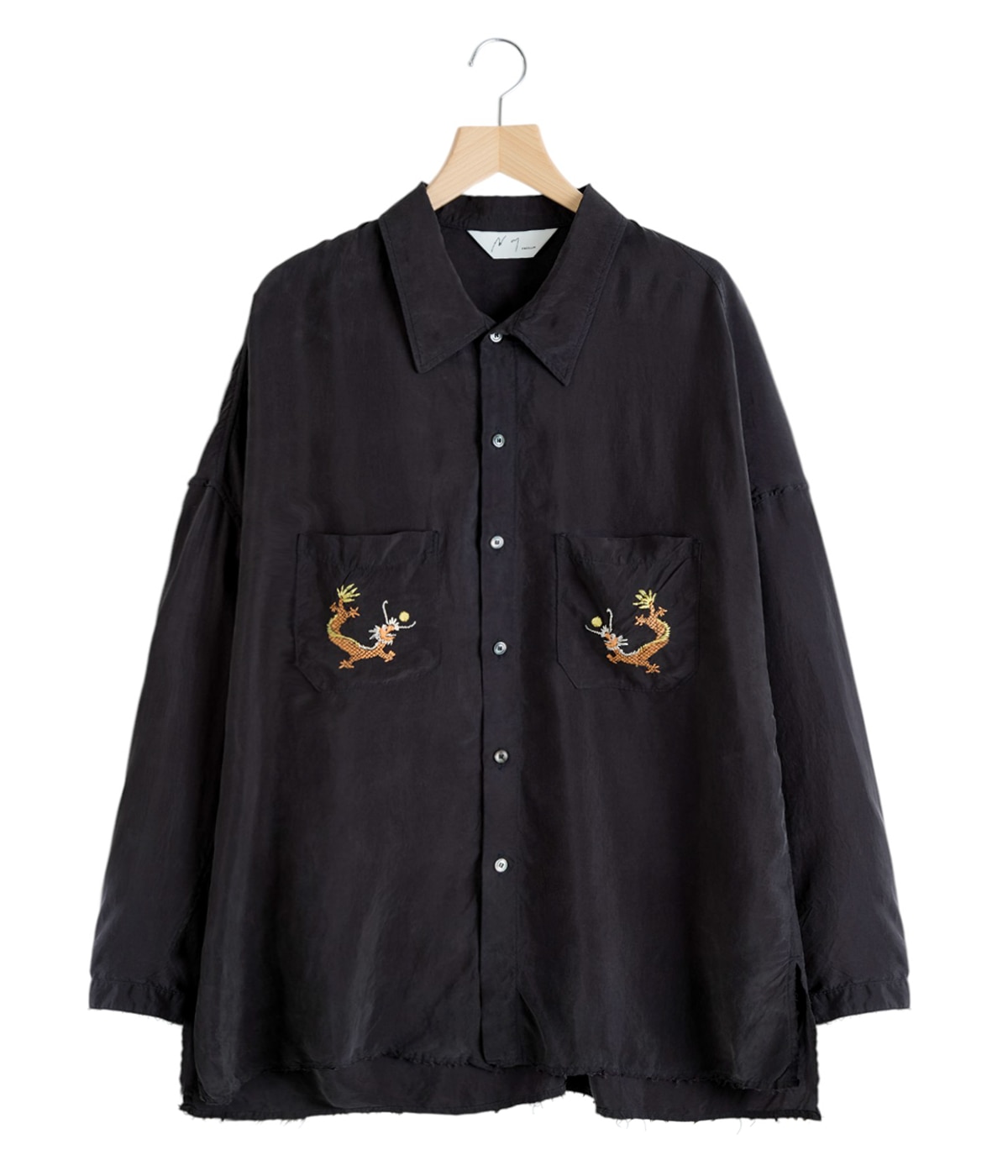 【しんいち】ANCELLM AGING EMBROIDERY SHIRT ANCELLM（アンセルム） 2025SS 25SS AGING EMBROIDERY SHIRT
