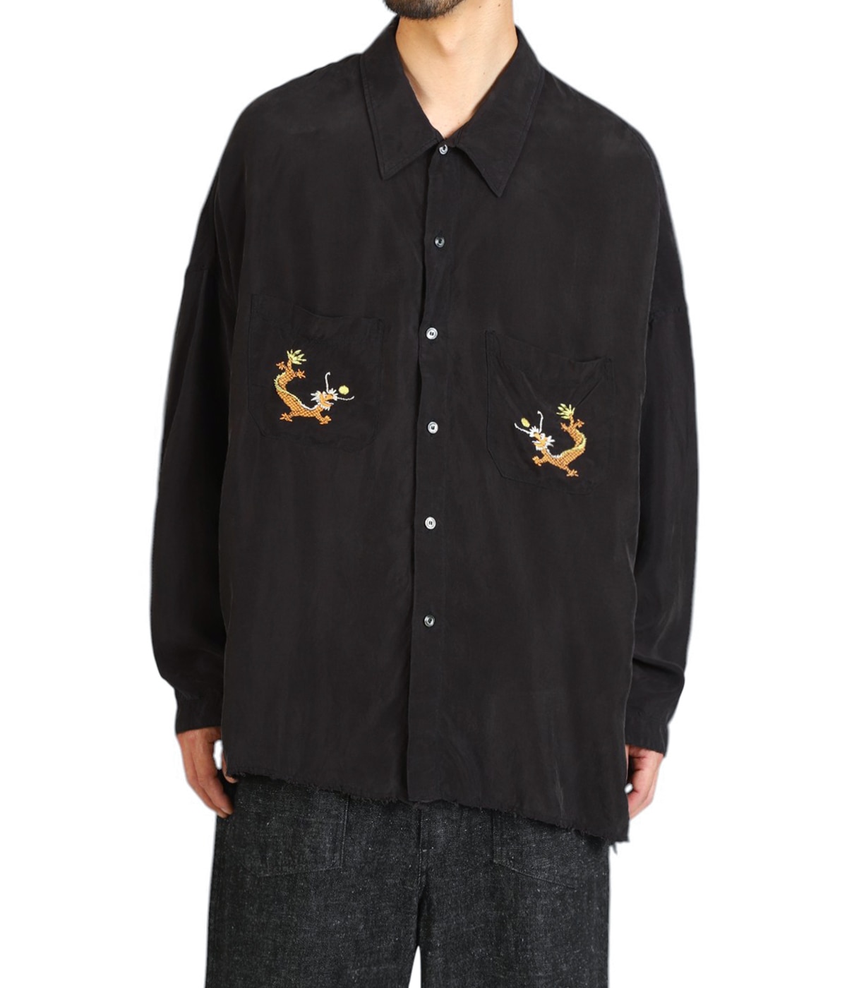 AGING EMBROIDERY SHIRT | ANCELLM(アンセルム) / トップス 長袖