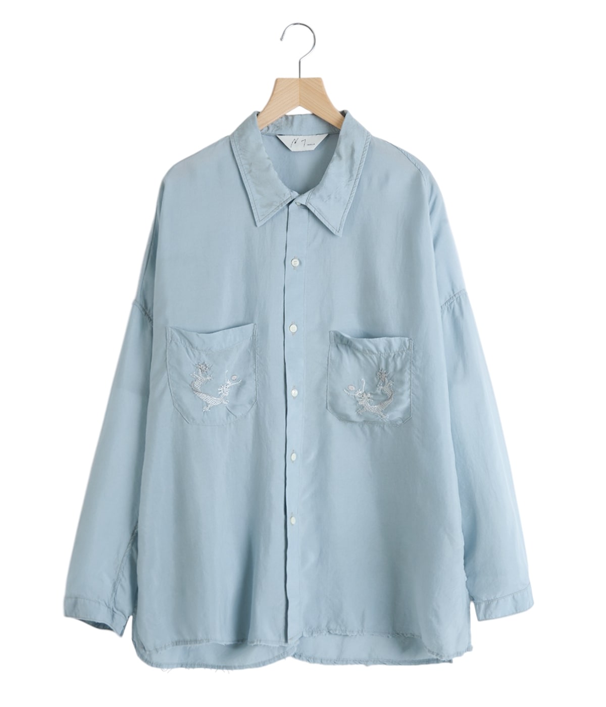 【しんいち】ANCELLM AGING EMBROIDERY SHIRT ANCELLM（アンセルム） 2025SS 25SS AGING EMBROIDERY SHIRT