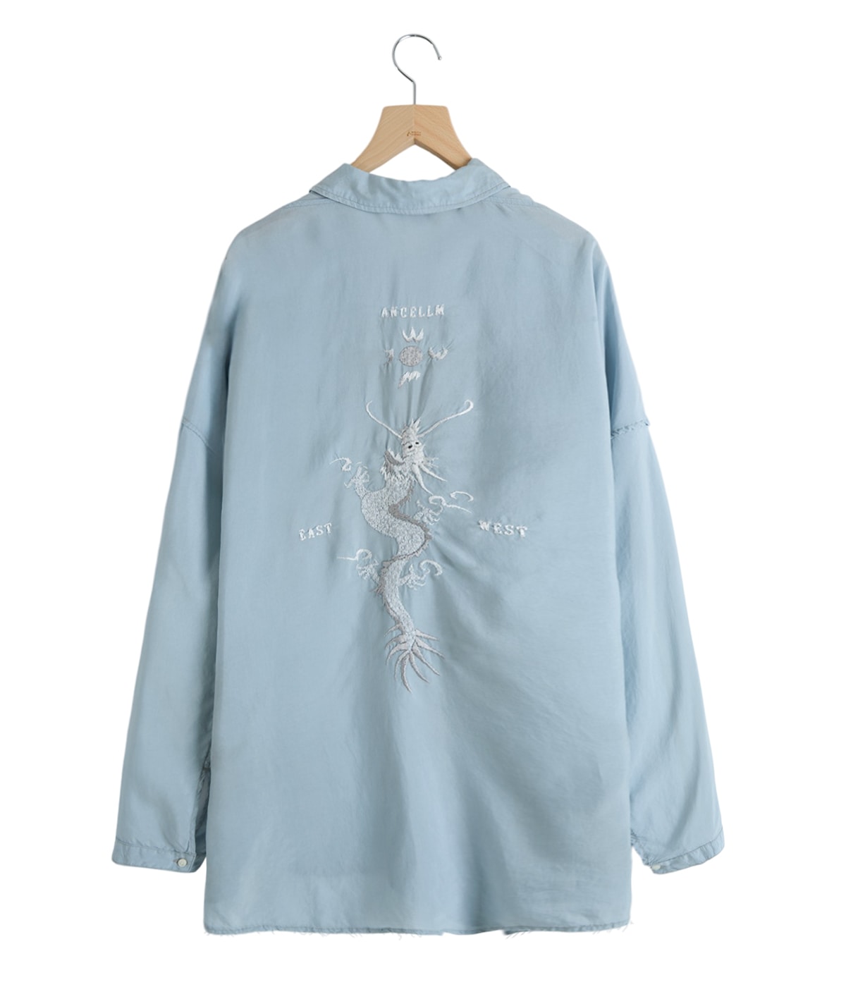 25SS アンセルム AGING EMBROIDERY SHIRT 長袖シャツ 2025SS】 ANCELLM (アンセルム) 